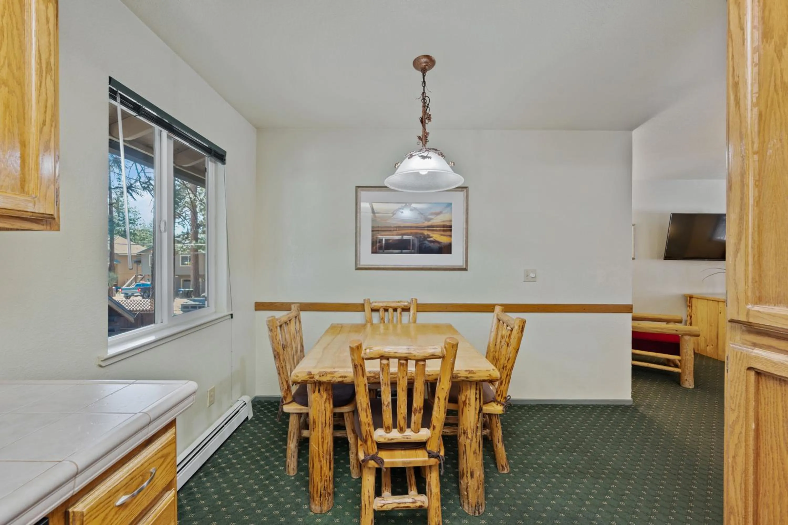 Seating area in The Lodge at Lake Tahoe