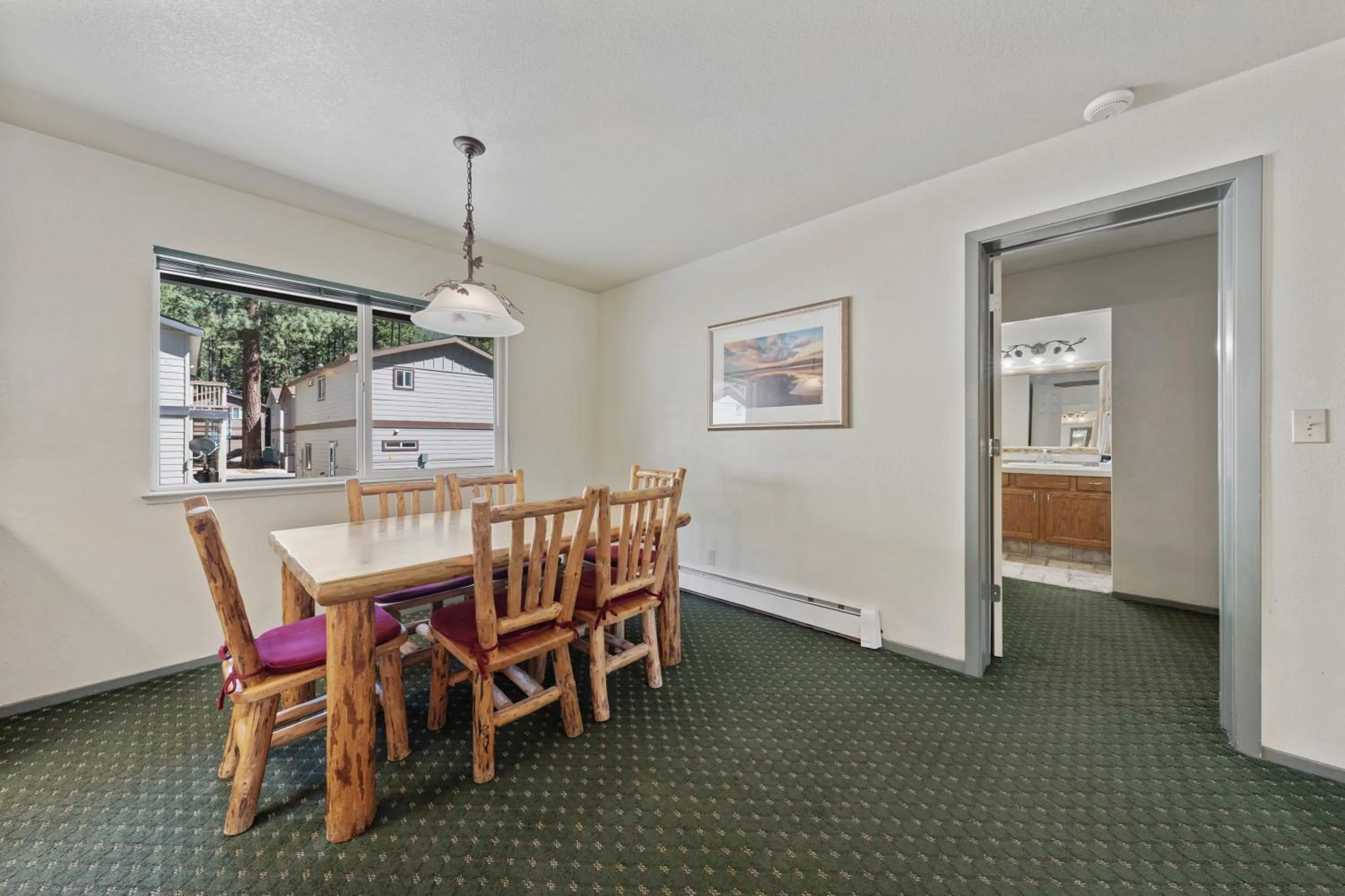 Seating area in The Lodge at Lake Tahoe