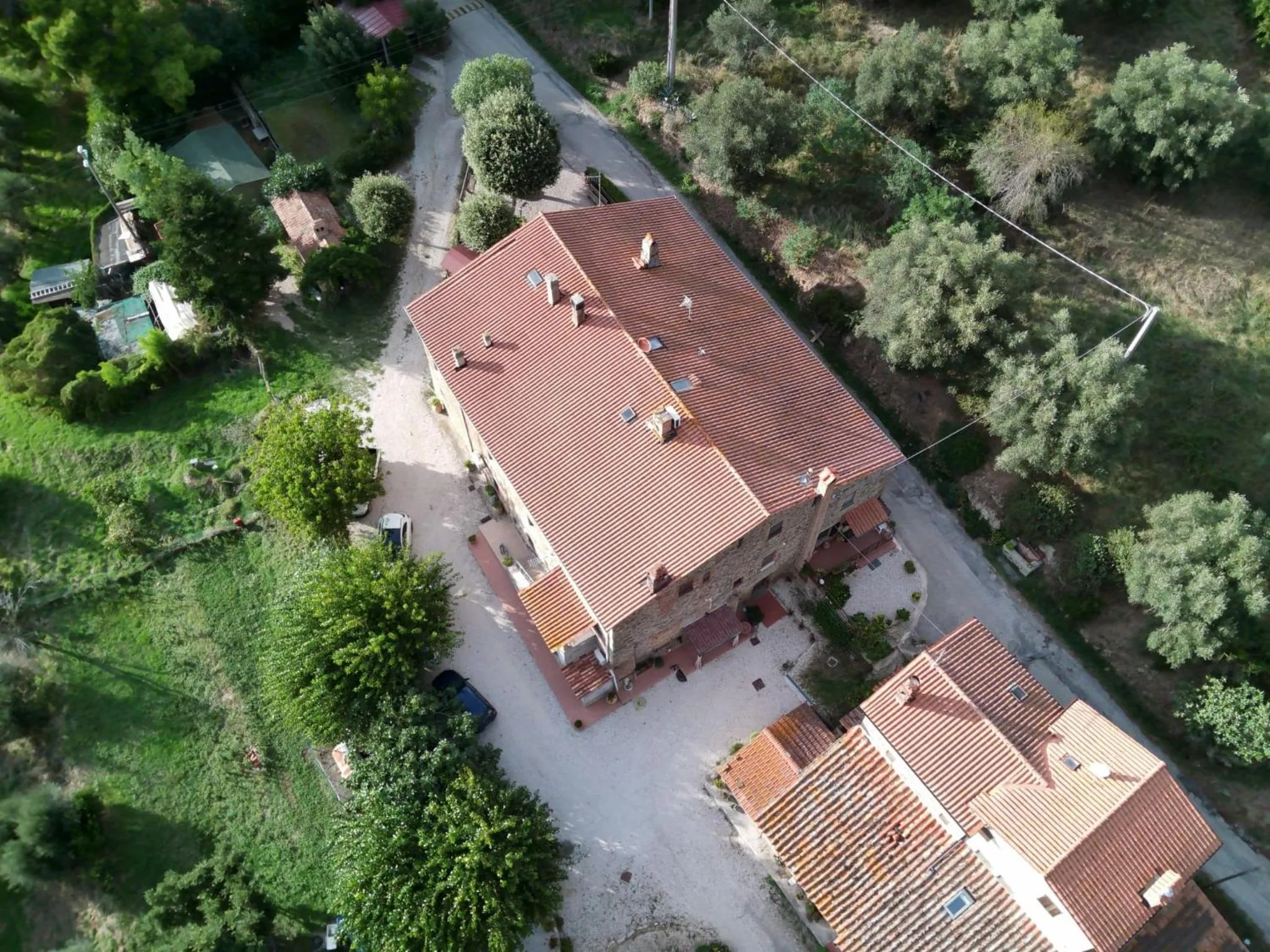 View (from property/room) in Tra lago e collina