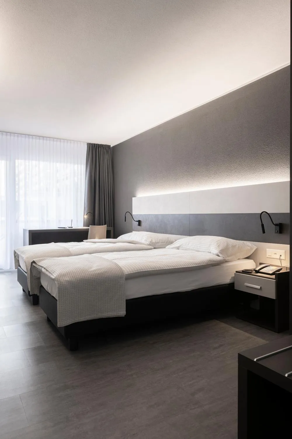 Bed in Hotel Bahnhof Zollikofen