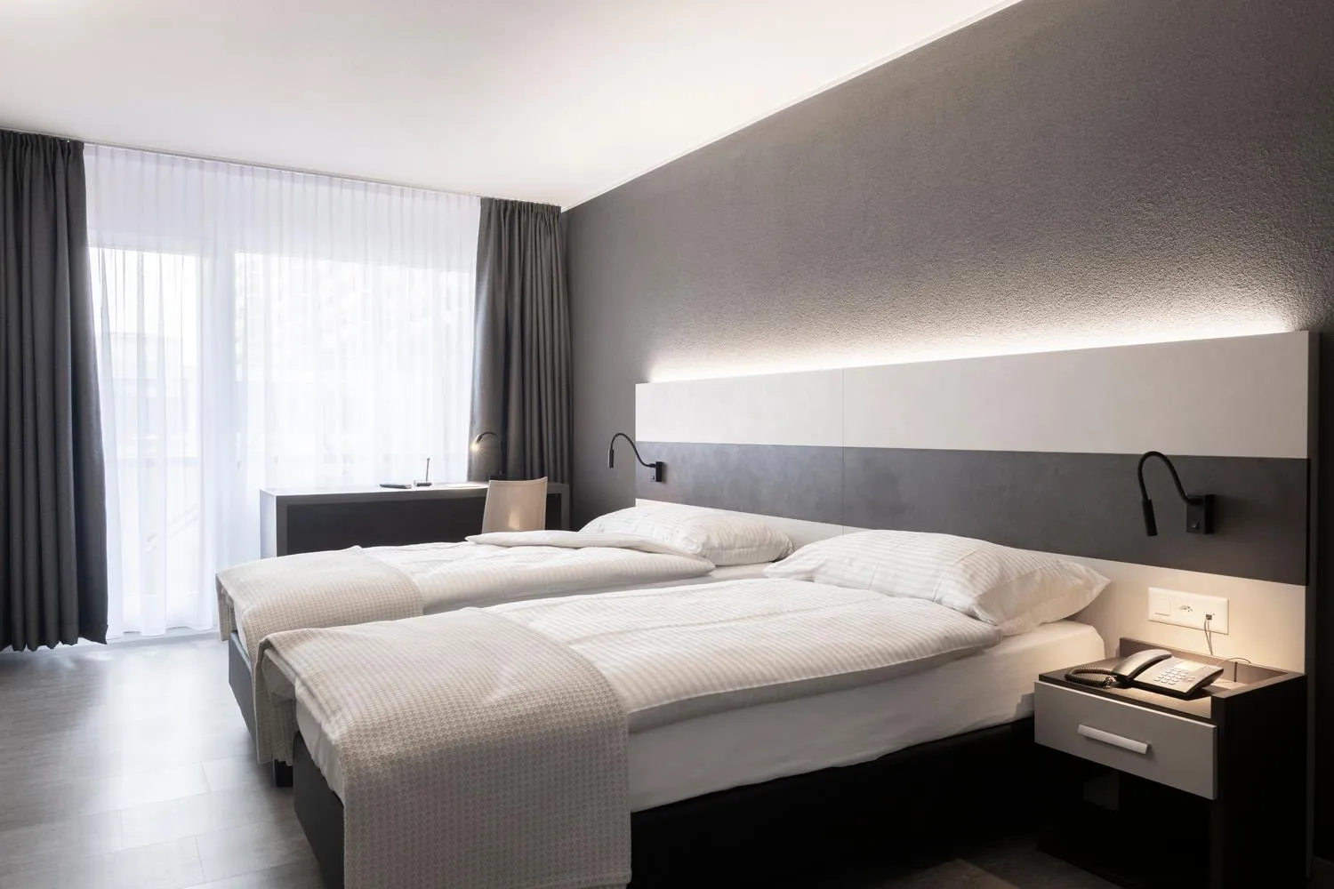 Bed in Hotel Bahnhof Zollikofen