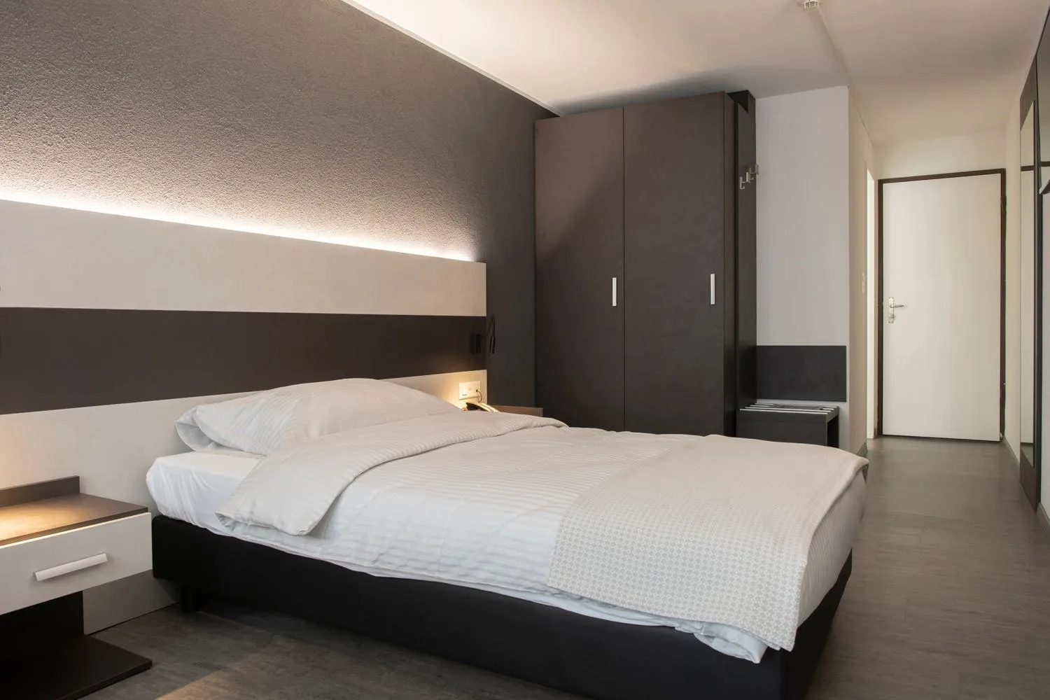 Bed in Hotel Bahnhof Zollikofen