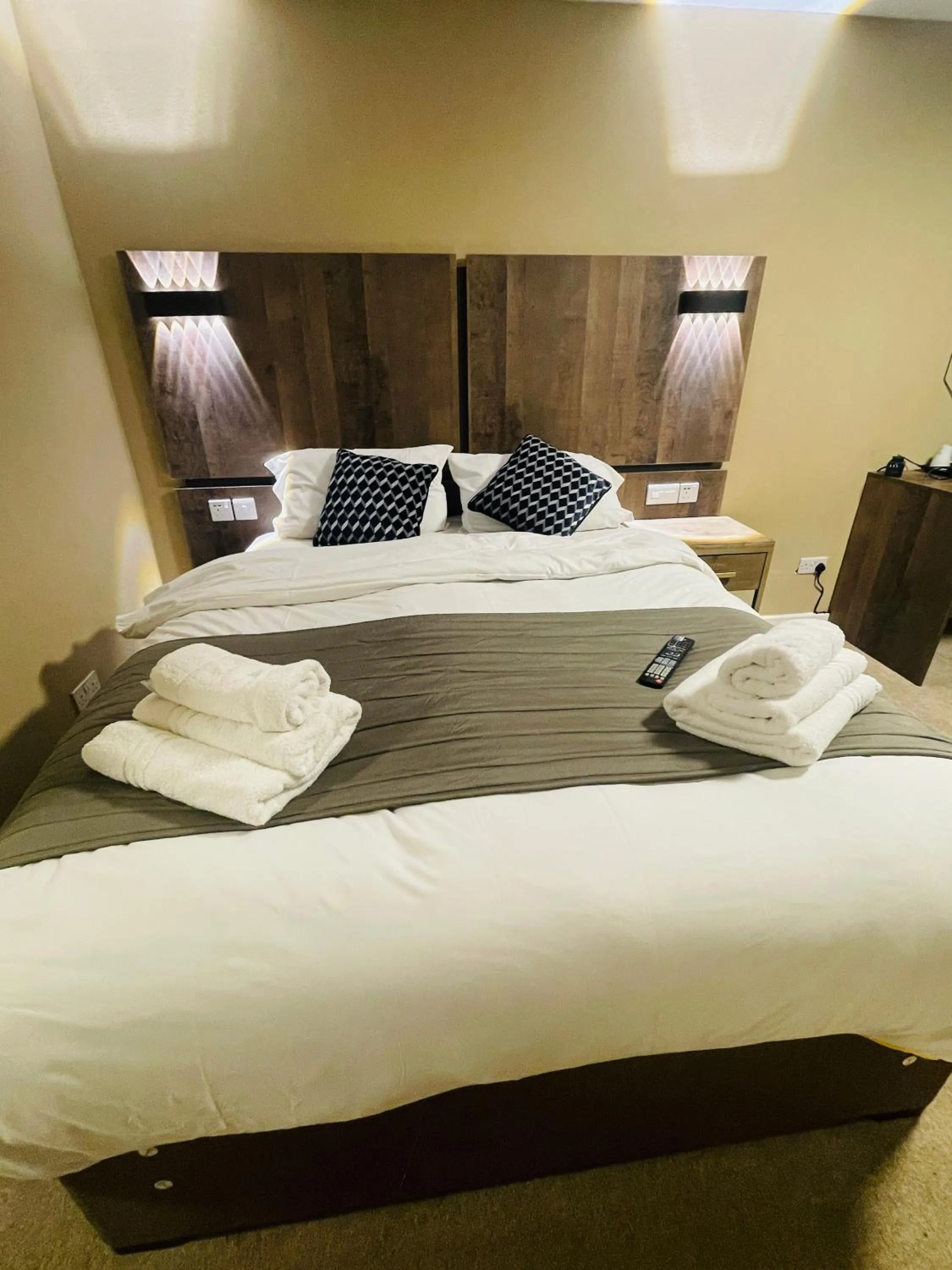 Bed in Hylands Hotel