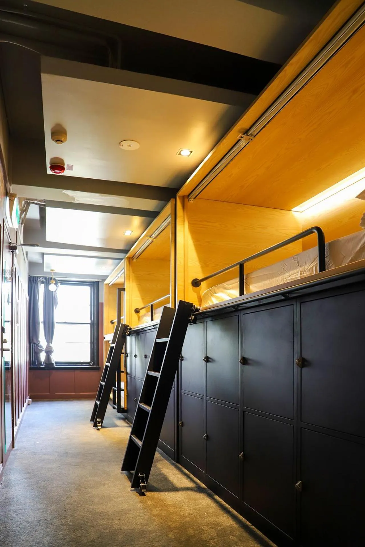 locker in The Capsule Hotel