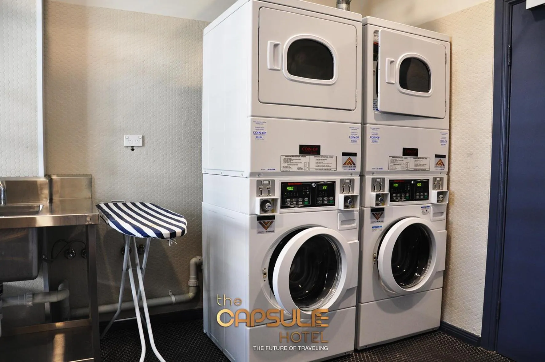 washing machine in The Capsule Hotel