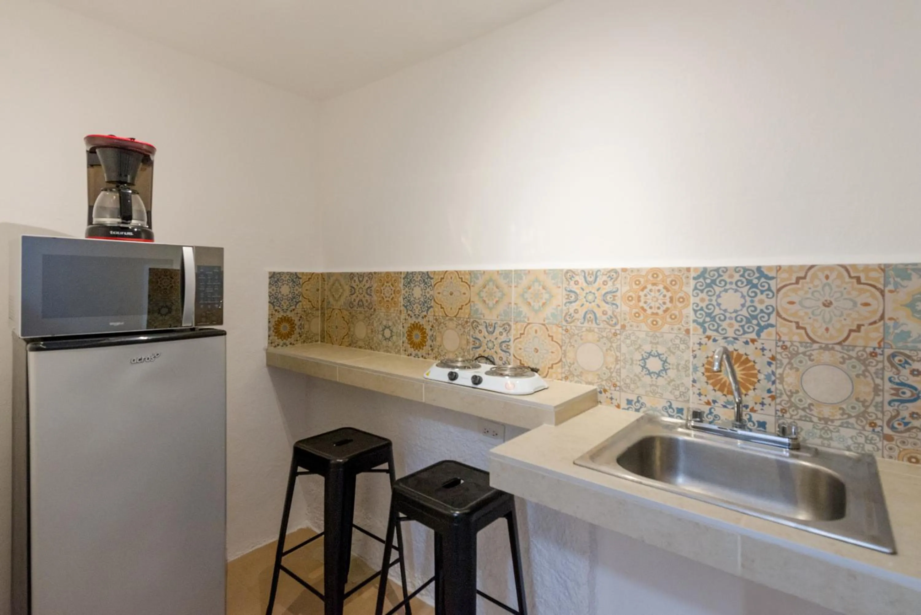 Kitchen or kitchenette in Hotel Caracol Puerto Morelos