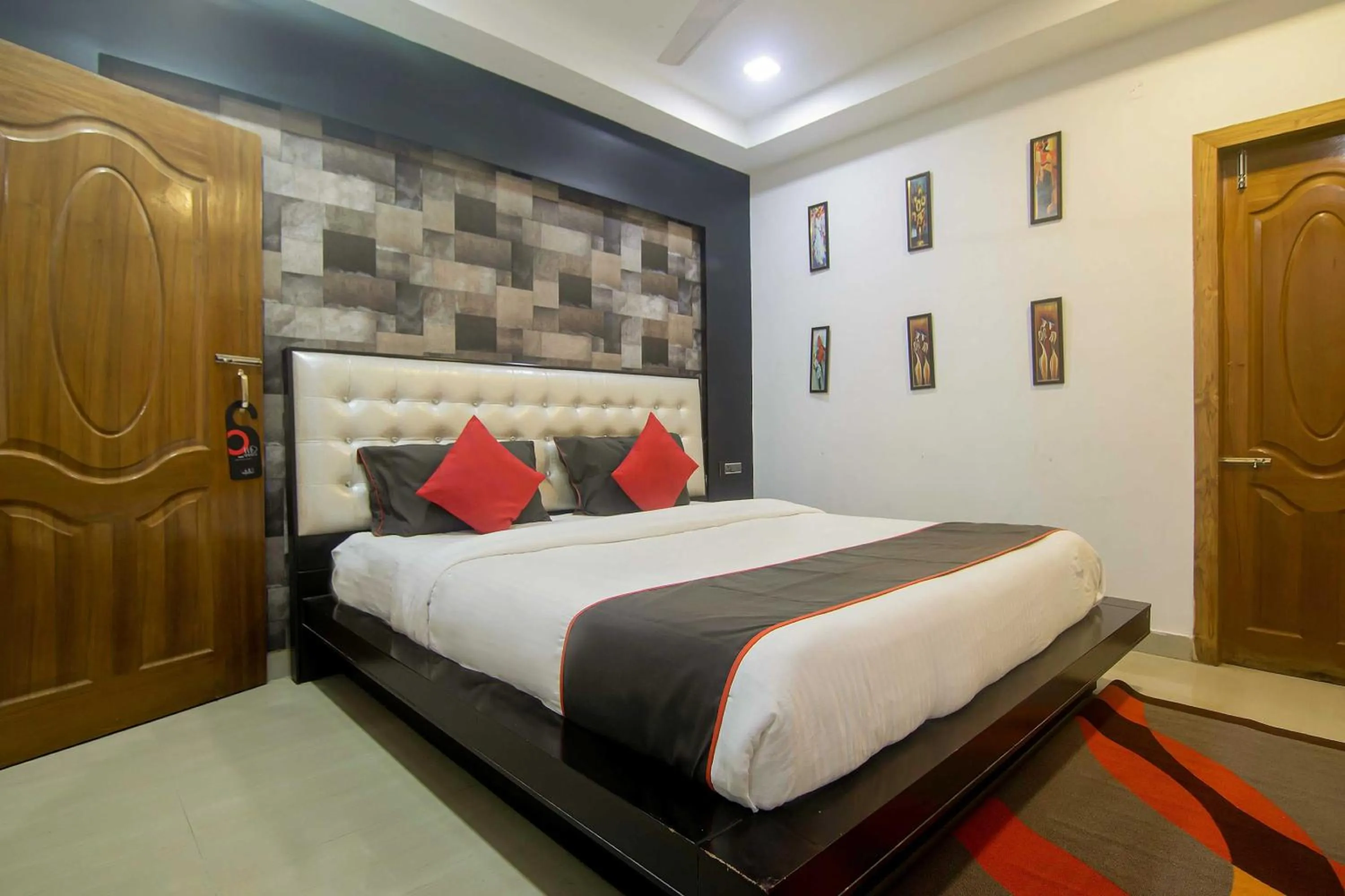 Bedroom, Bed in Hotel OThe Blu Bell