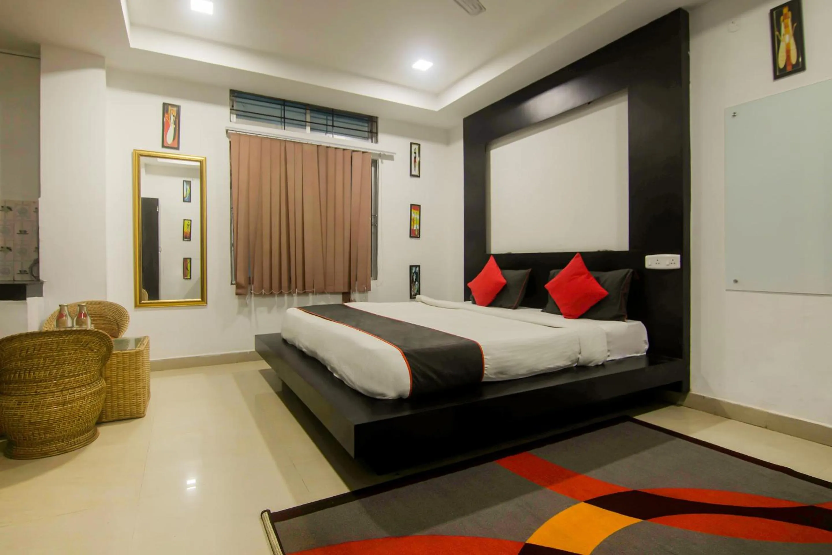 Bedroom, Bed in Hotel OThe Blu Bell