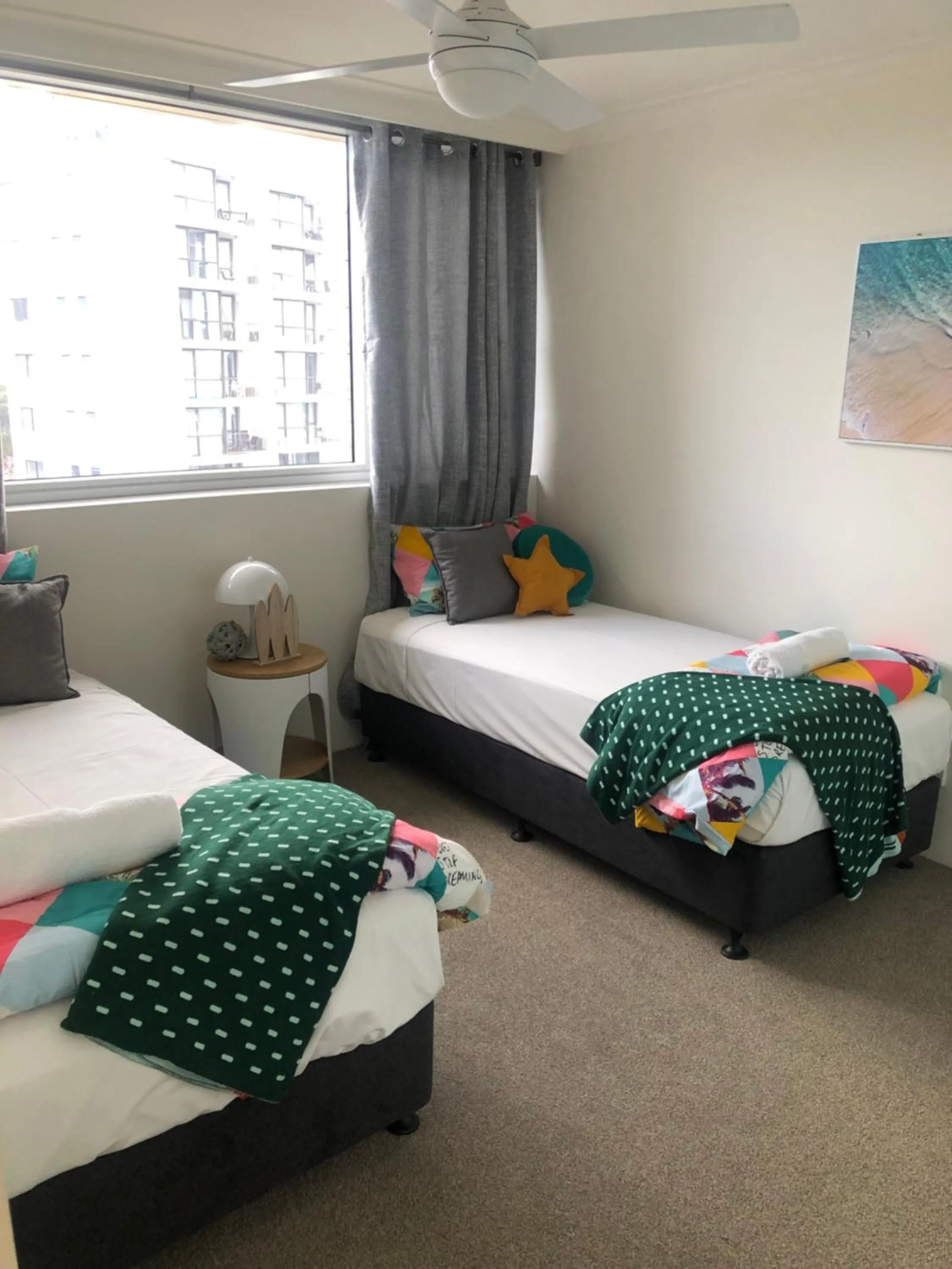 Bedroom, Bed in Oceania on Burleigh Beach