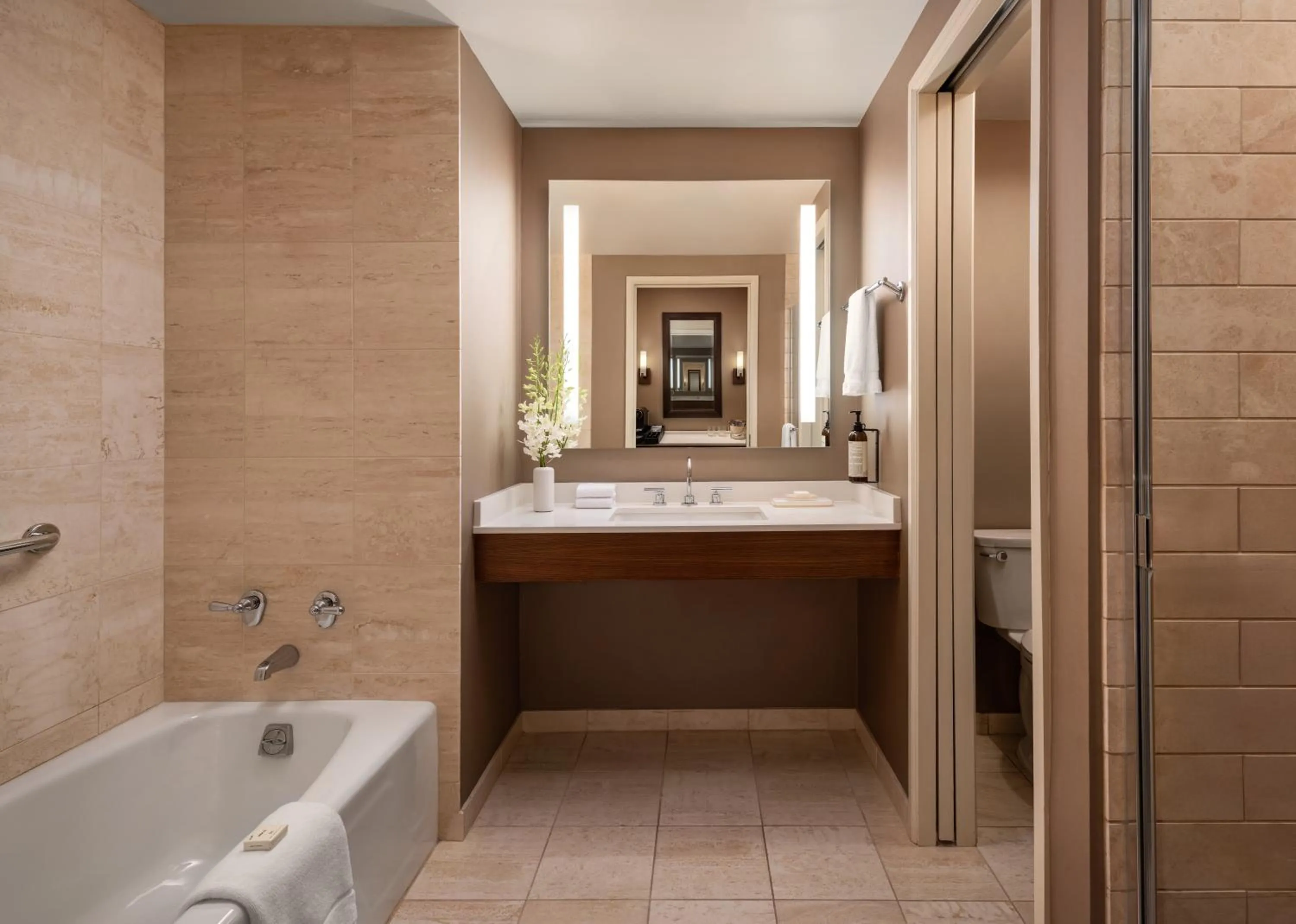 Bathroom in Fairmont Chicago Millennium Park