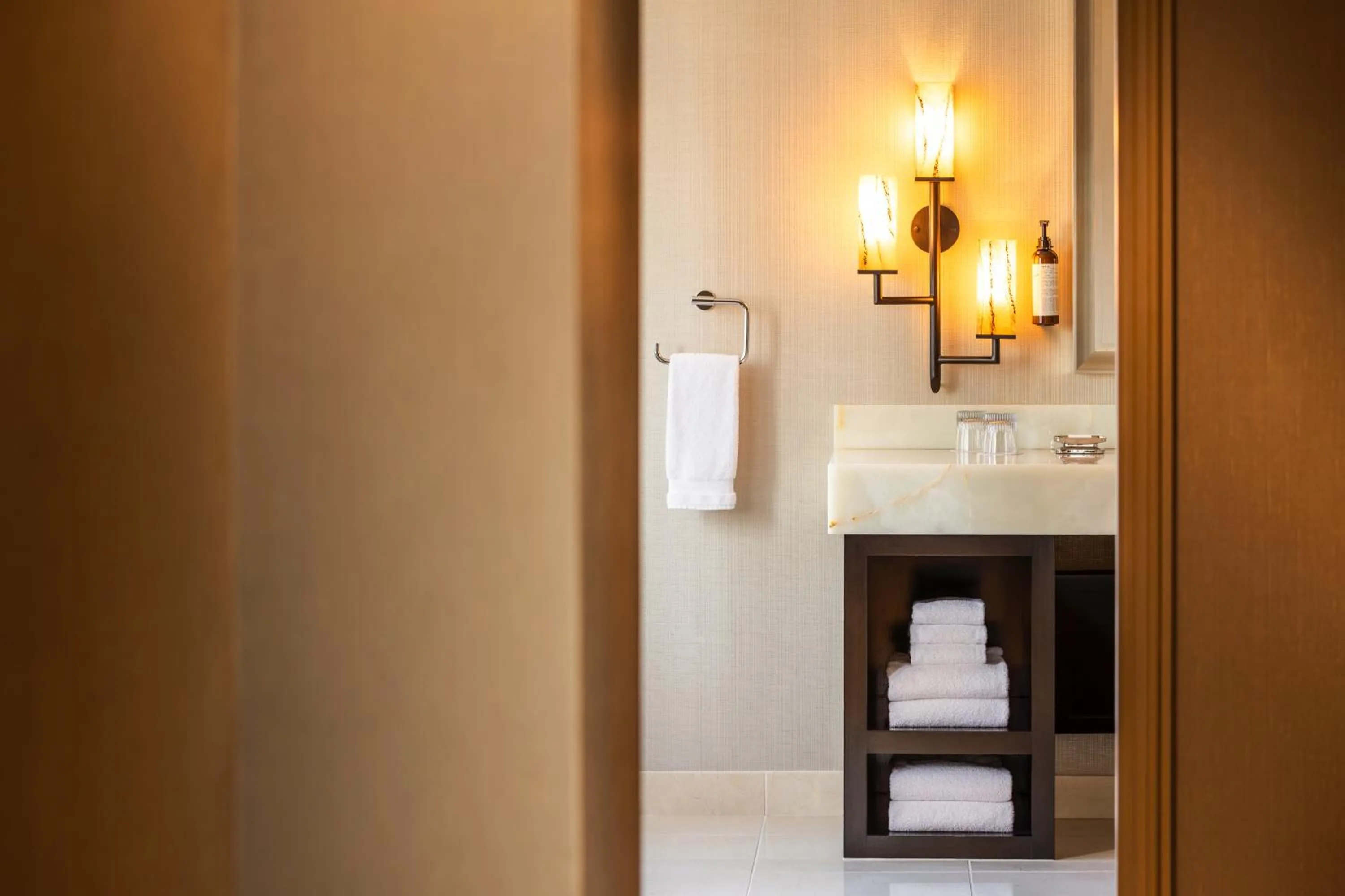 Bathroom in Fairmont Chicago Millennium Park