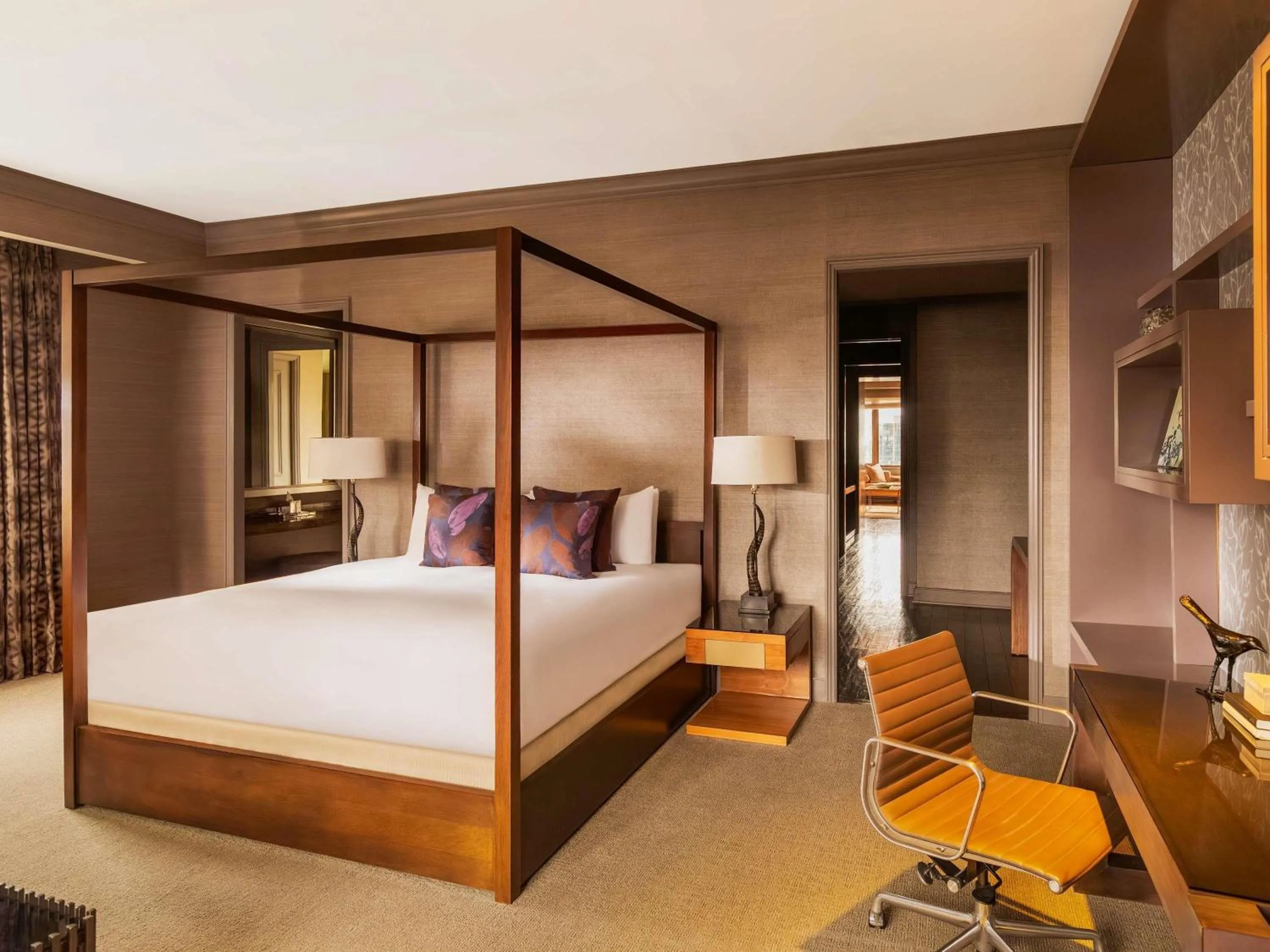 Bedroom, Bed in Fairmont Chicago Millennium Park