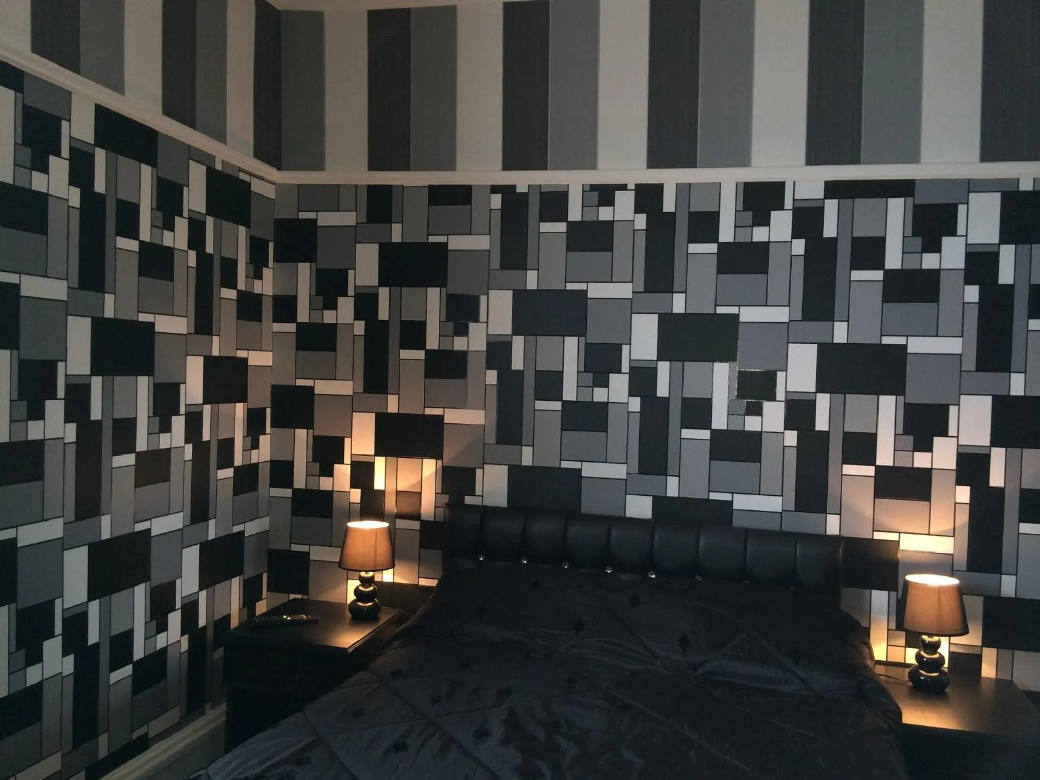 Decorative detail, Bed in The Carlton Hotel