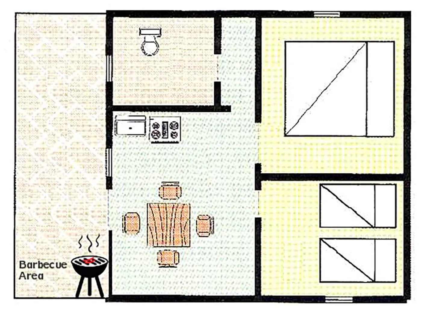 Floor plan in Residence Jolly