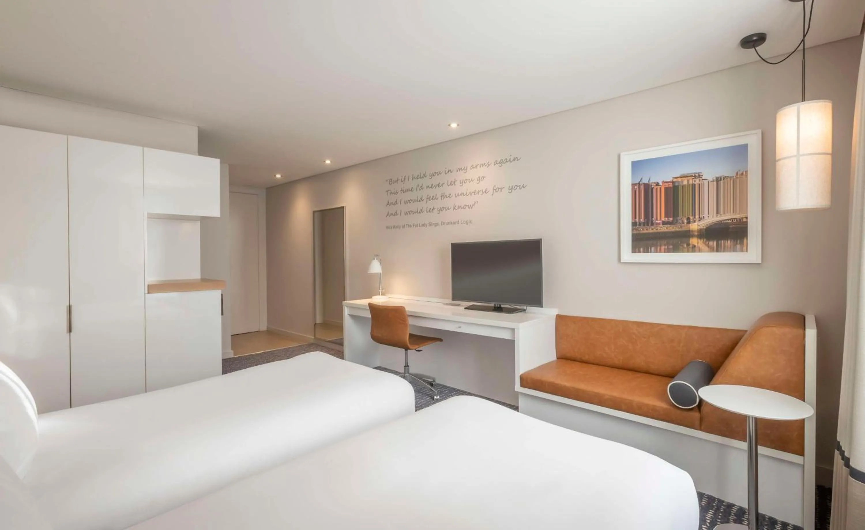 Bedroom, Bed in The Morrison Dublin, Curio Collection by Hilton