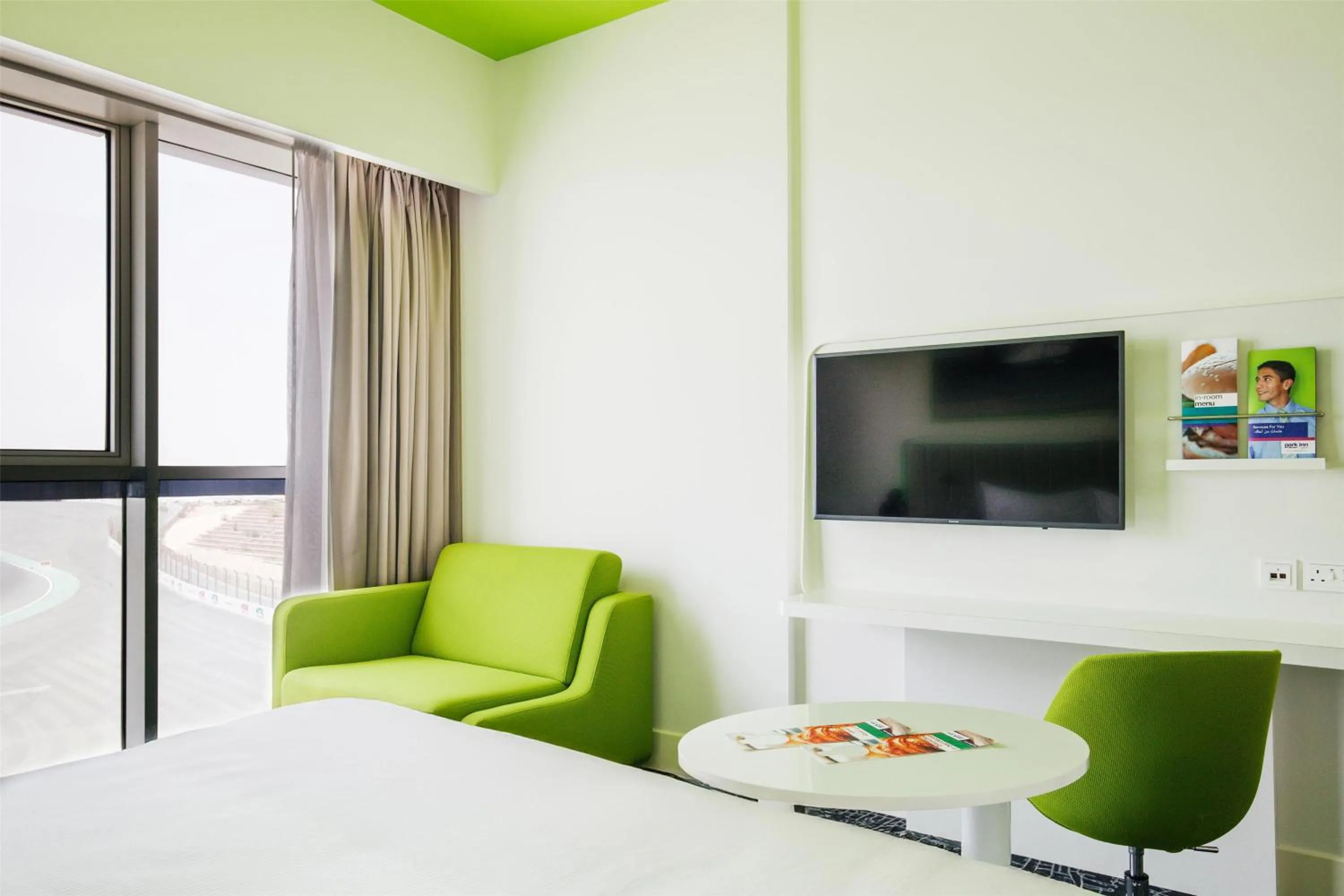 Bedroom, Bed in Park Inn by Radisson Dubai Motor City