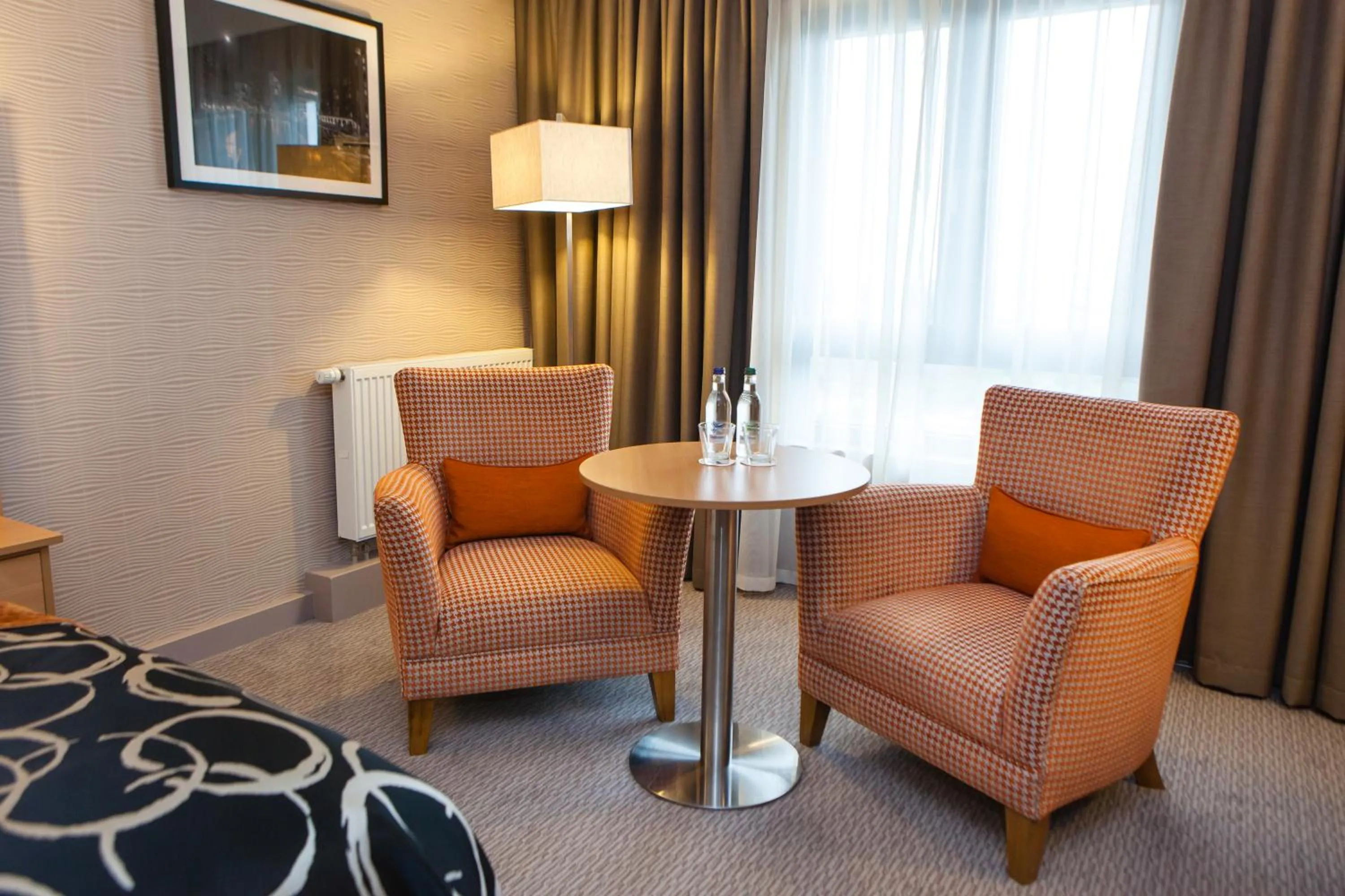 Seating area in Clayton Hotel, Leeds