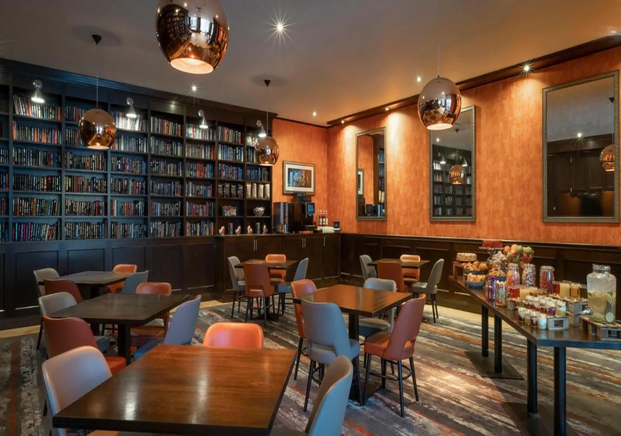 Library in Clayton Hotel, Leeds