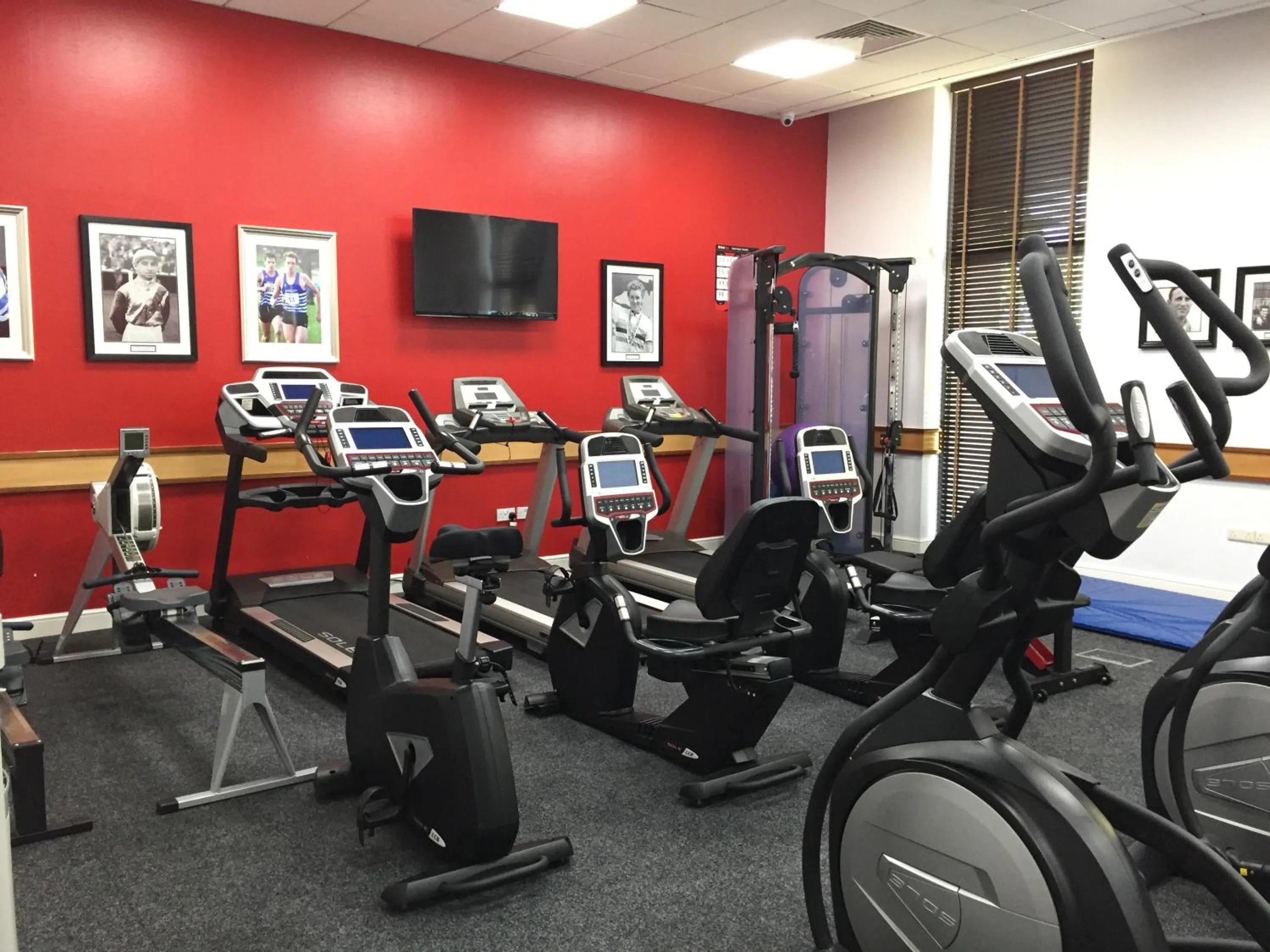 Fitness centre/facilities in Clayton Hotel, Leeds