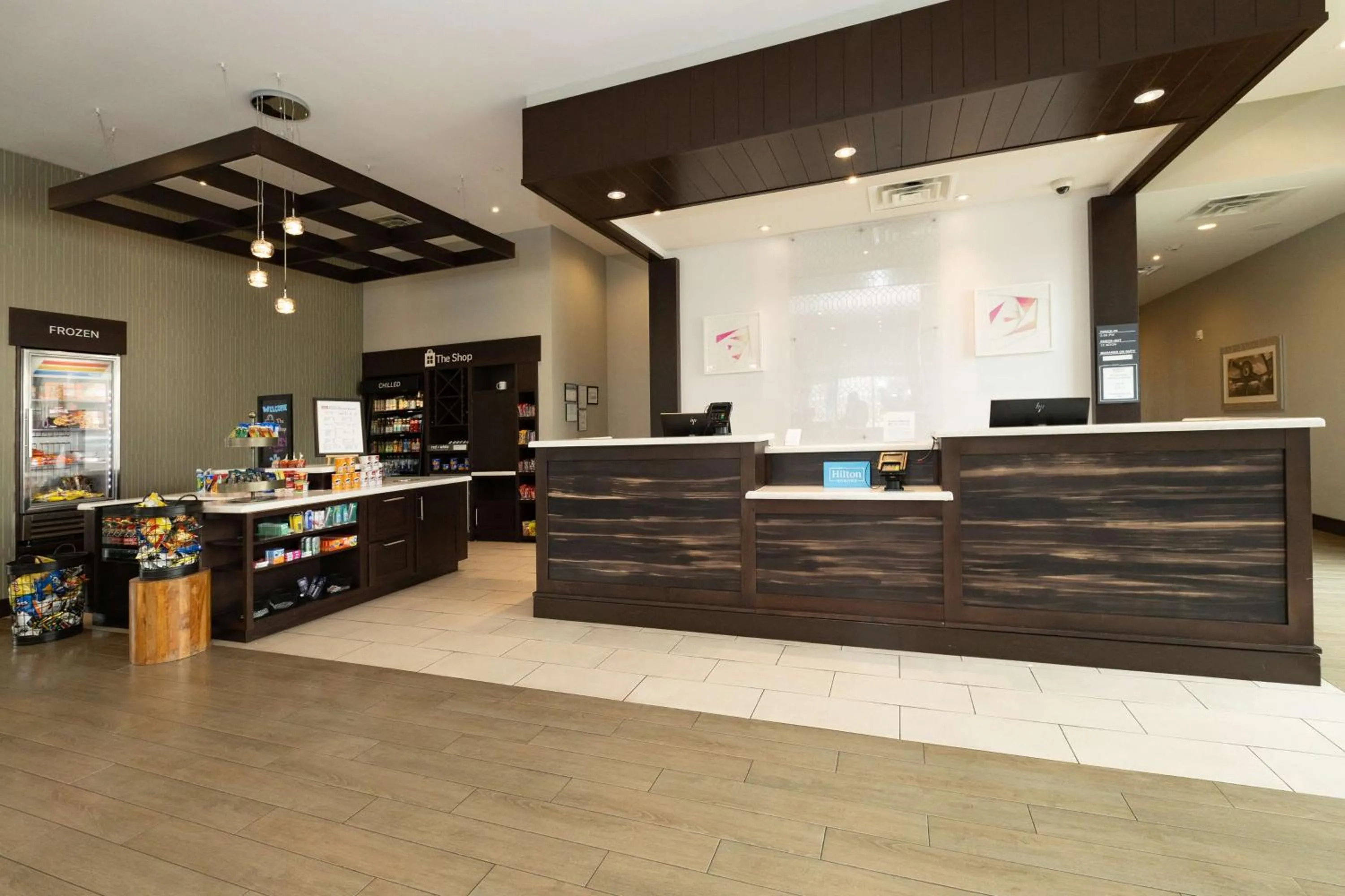 Lobby or reception in Hilton Garden Inn Austin Airport