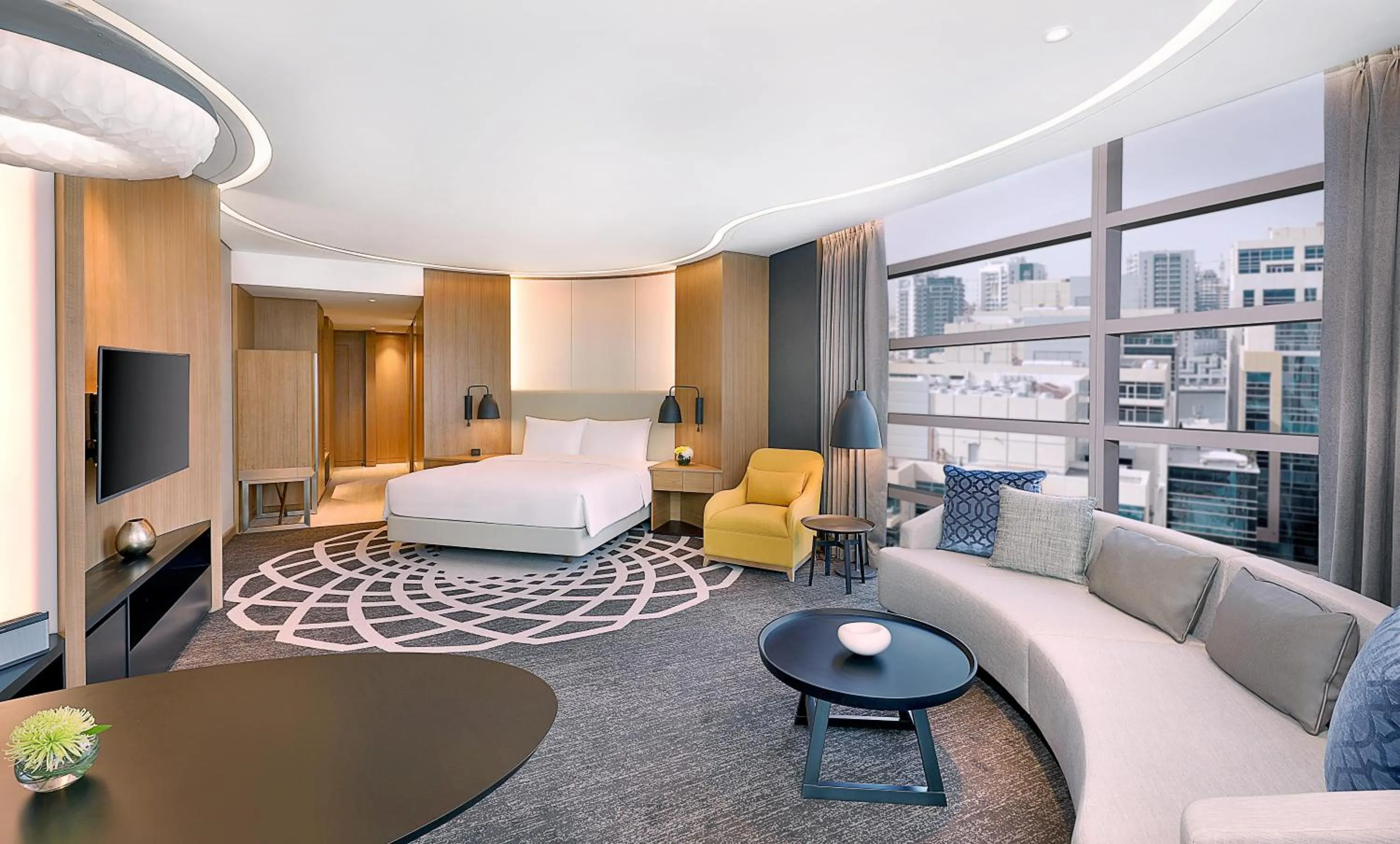 Bed in DoubleTree by Hilton Dubai - Business Bay