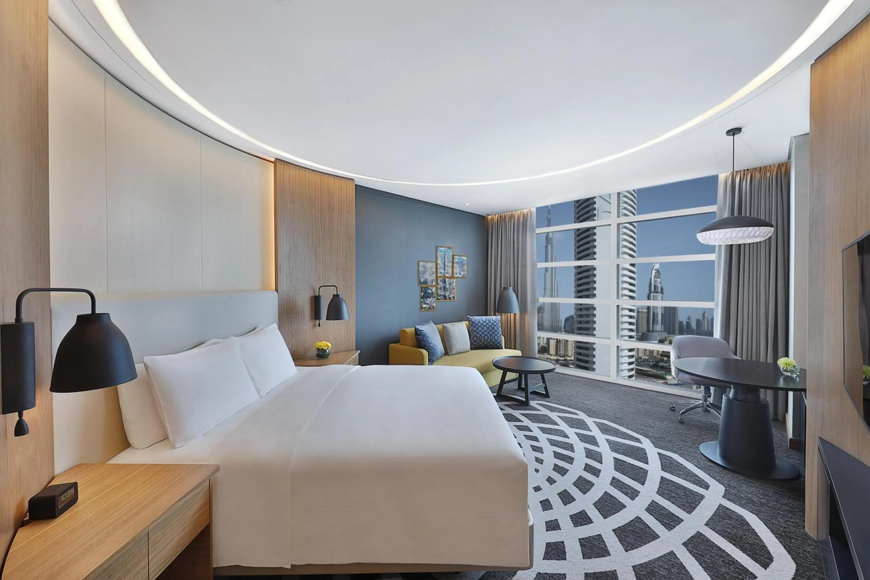Bed in DoubleTree by Hilton Dubai - Business Bay