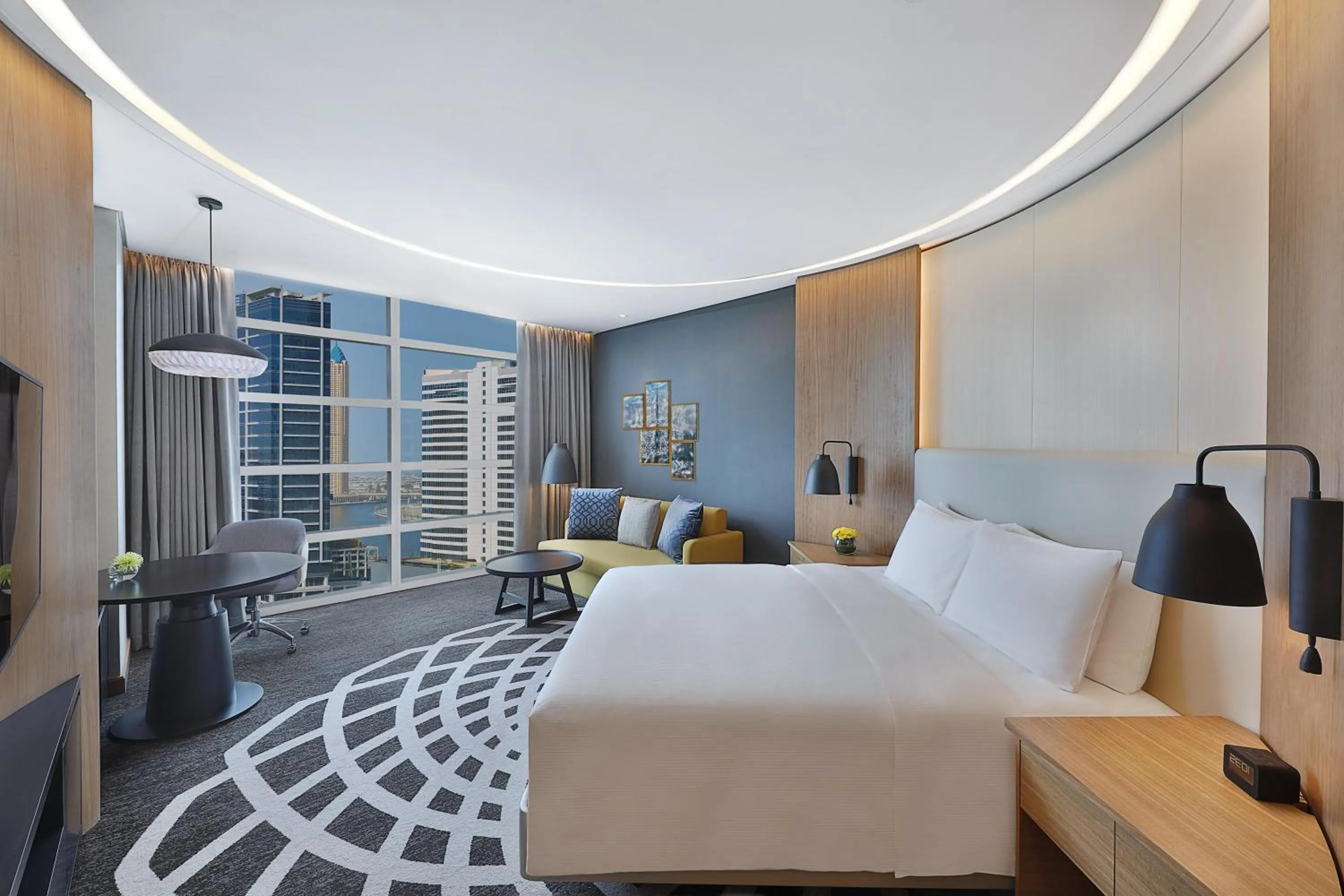 Bed in DoubleTree by Hilton Dubai - Business Bay