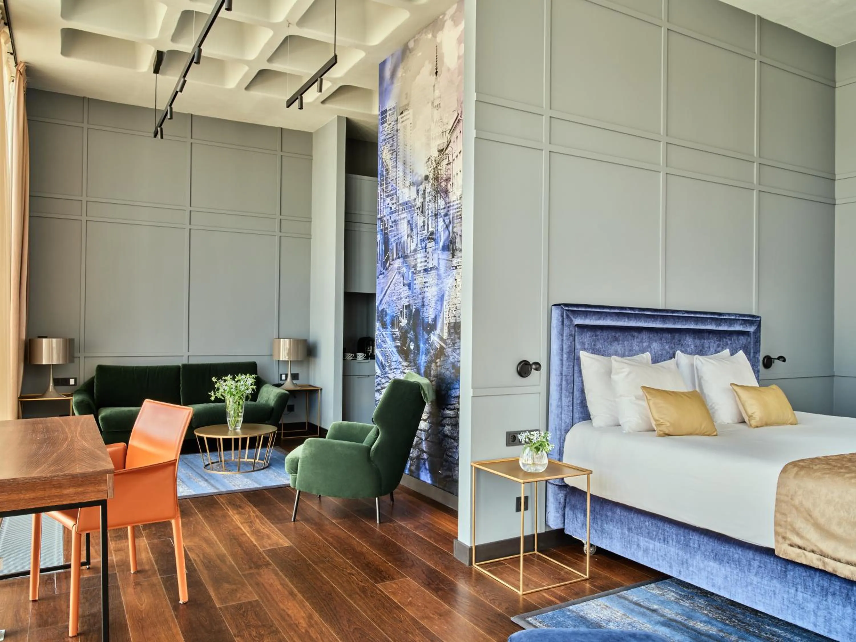 Bed in Hotel Indigo Warsaw Nowy Świat by IHG