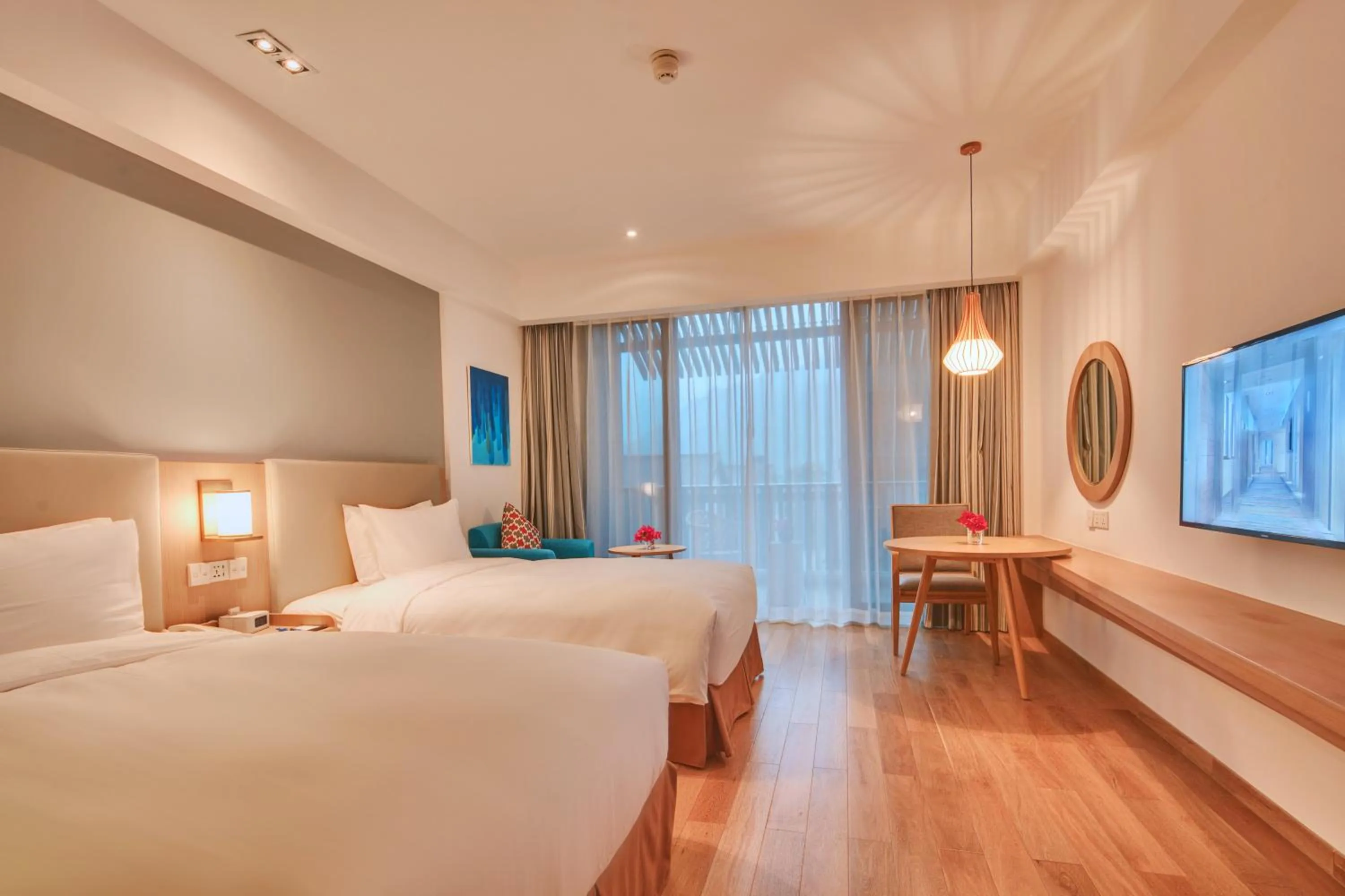 Photo of the whole room in Holiday Inn Express Zhejiang Qianxia Lake by IHG