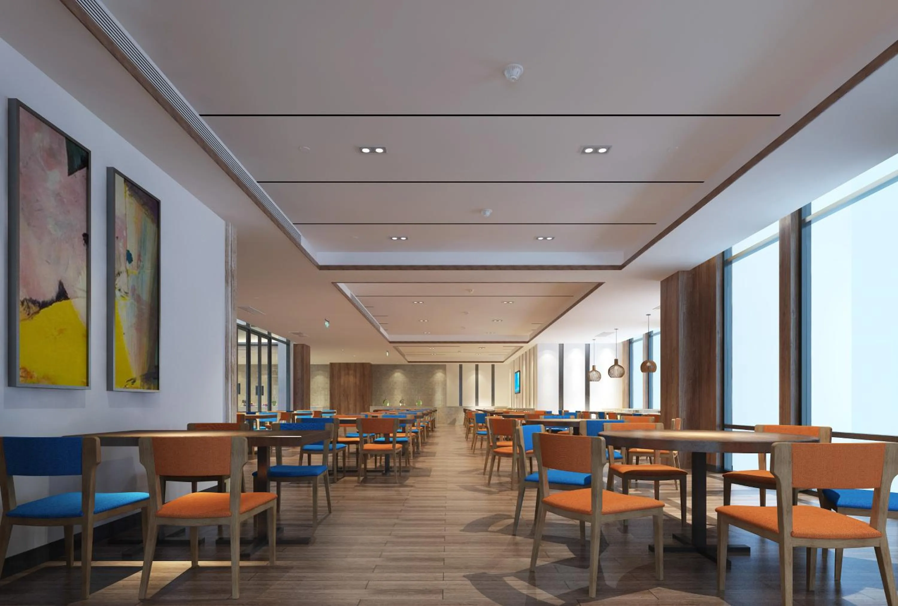 Breakfast in Holiday Inn Express Zhejiang Qianxia Lake by IHG