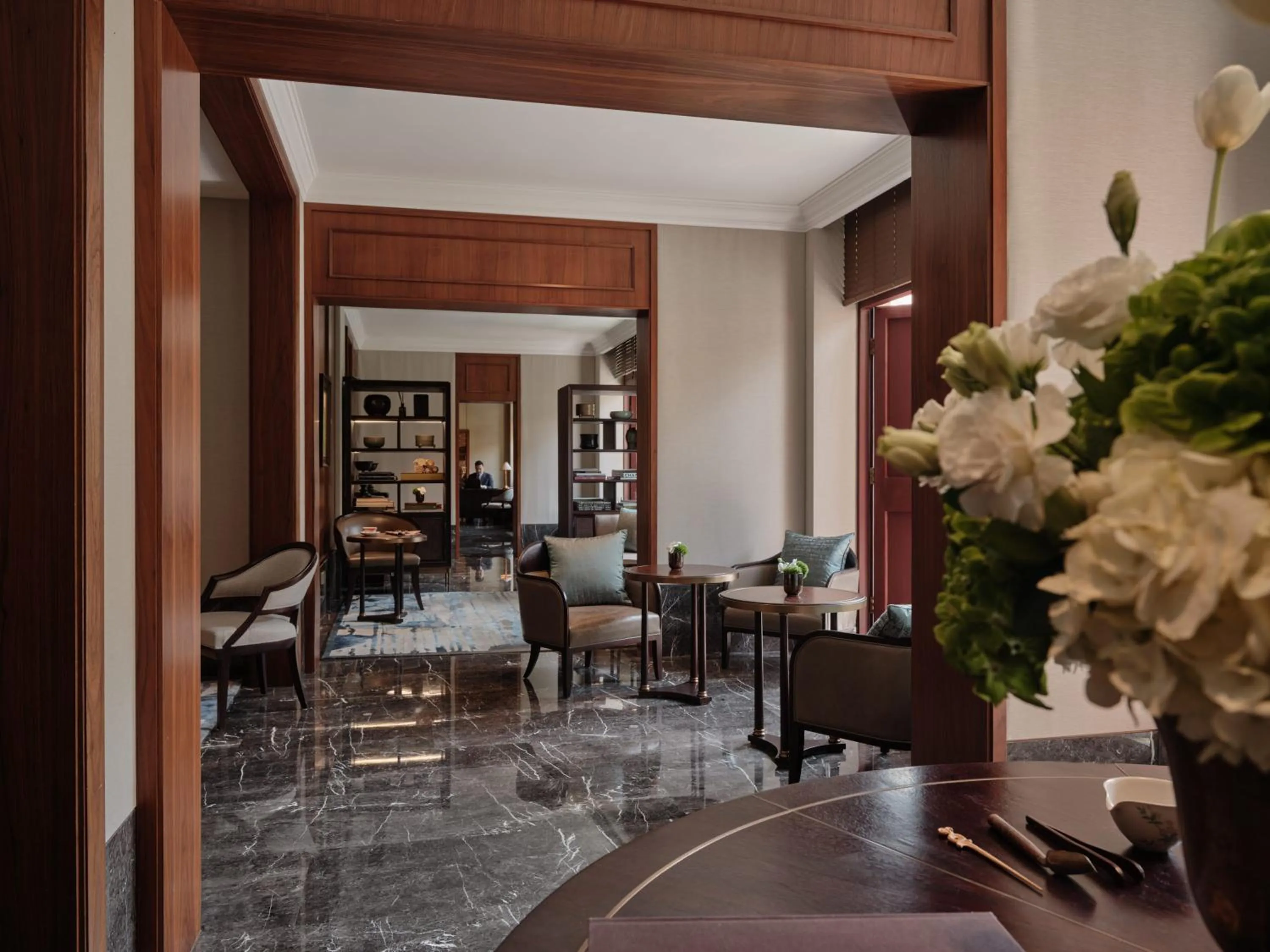 Lobby or reception in Capella Shanghai, Jian Ye Li