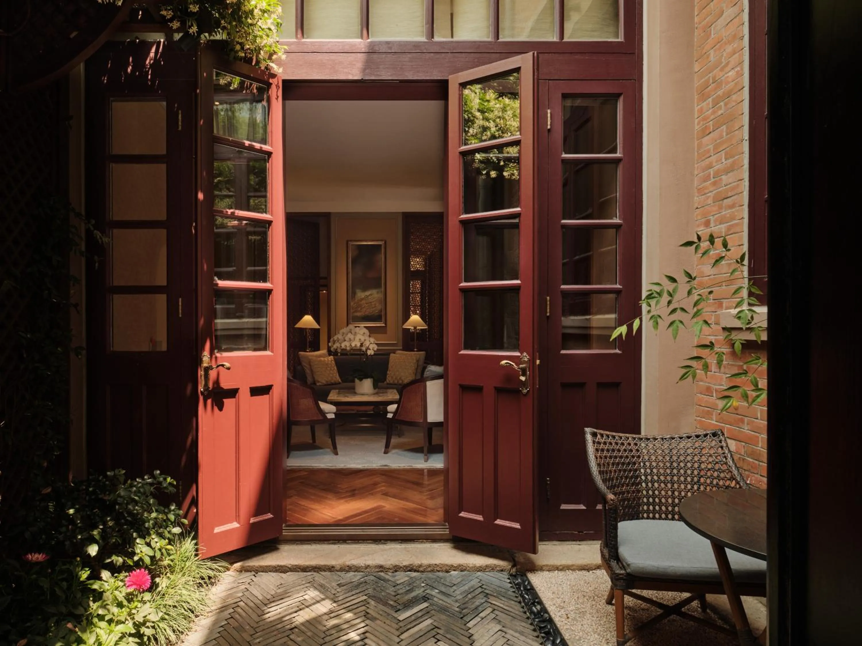 Patio in Capella Shanghai, Jian Ye Li