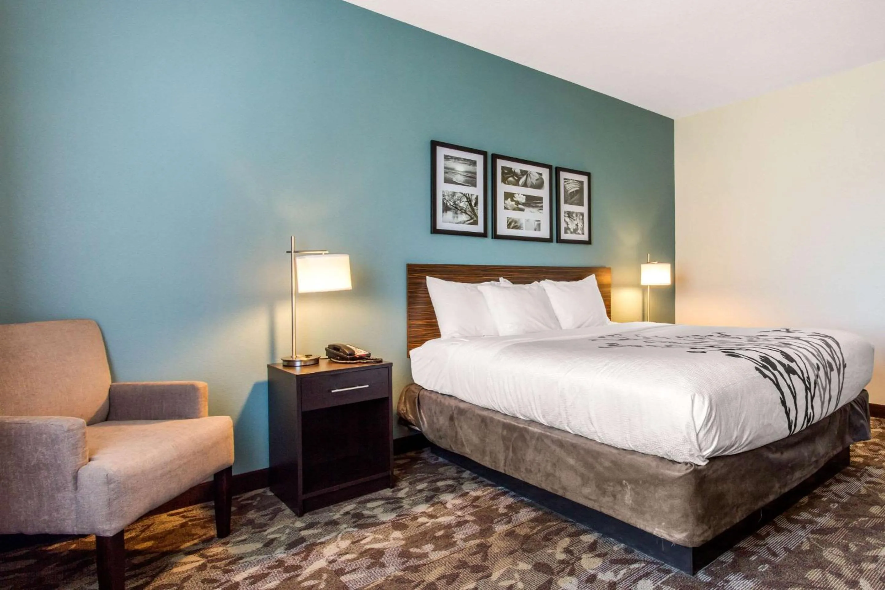 Bedroom, Bed in Sleep Inn & Suites Middletown - Goshen