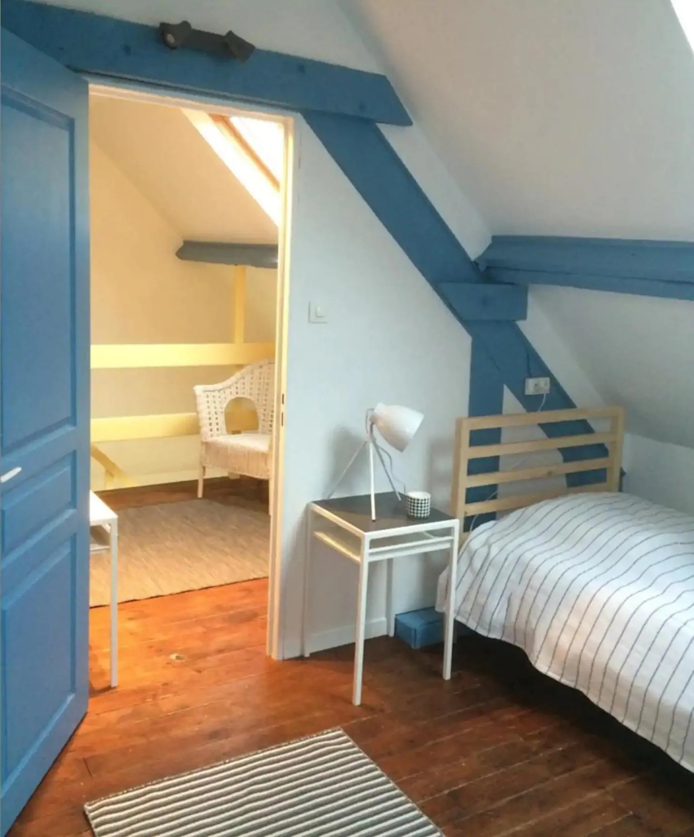Bedroom, Bed in Ivy House Utah Beach