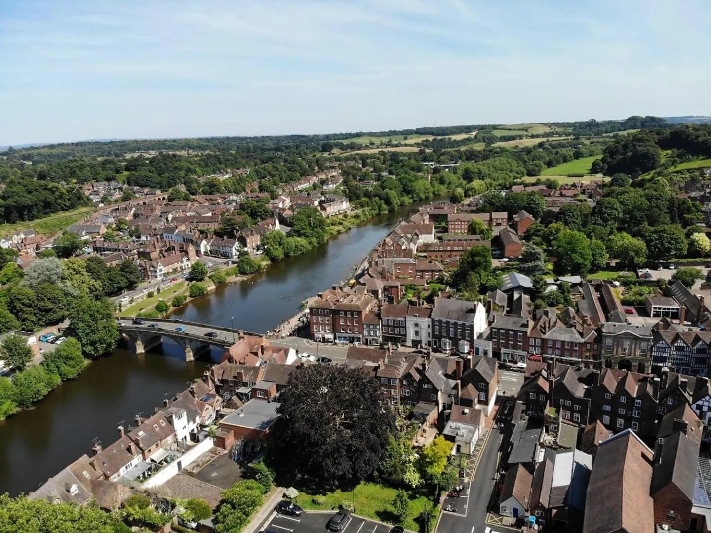 Bird's eye view in Severn Valley Guest House