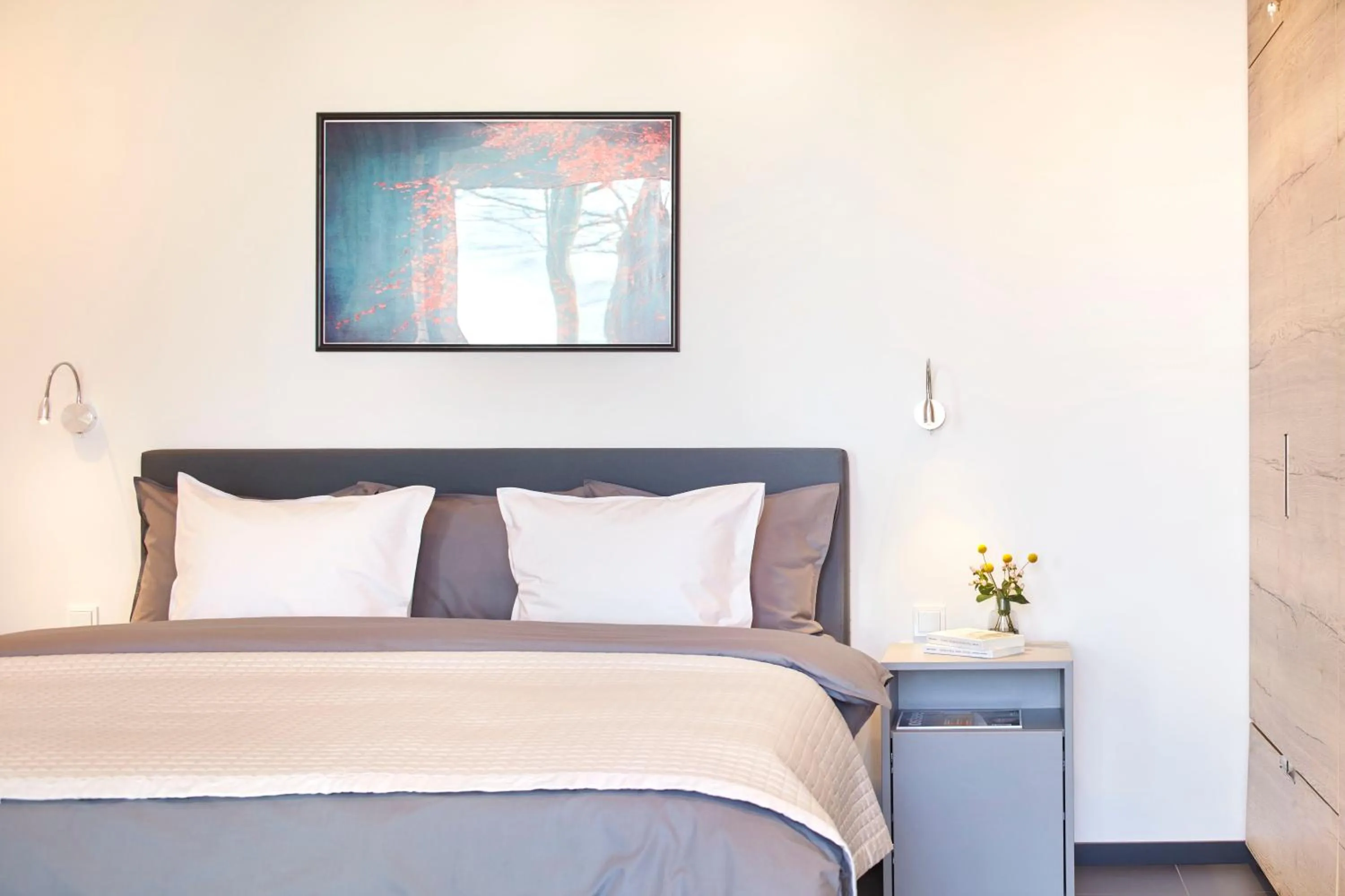 Bedroom, Bed in Glück in Sicht