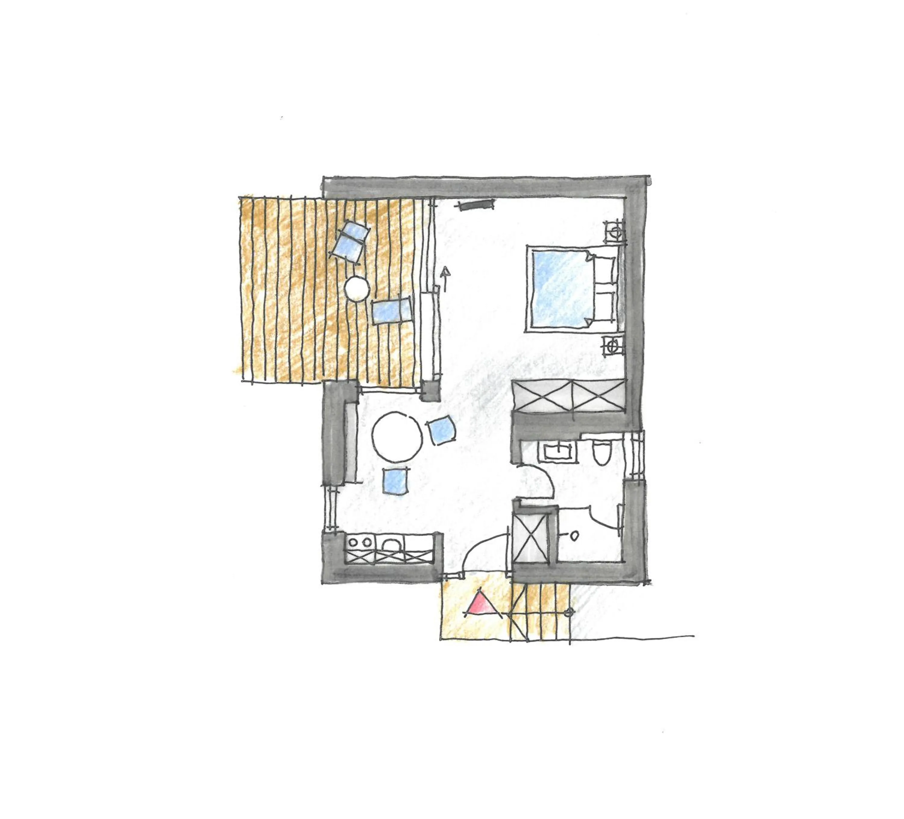 Area and facilities in Glück in Sicht