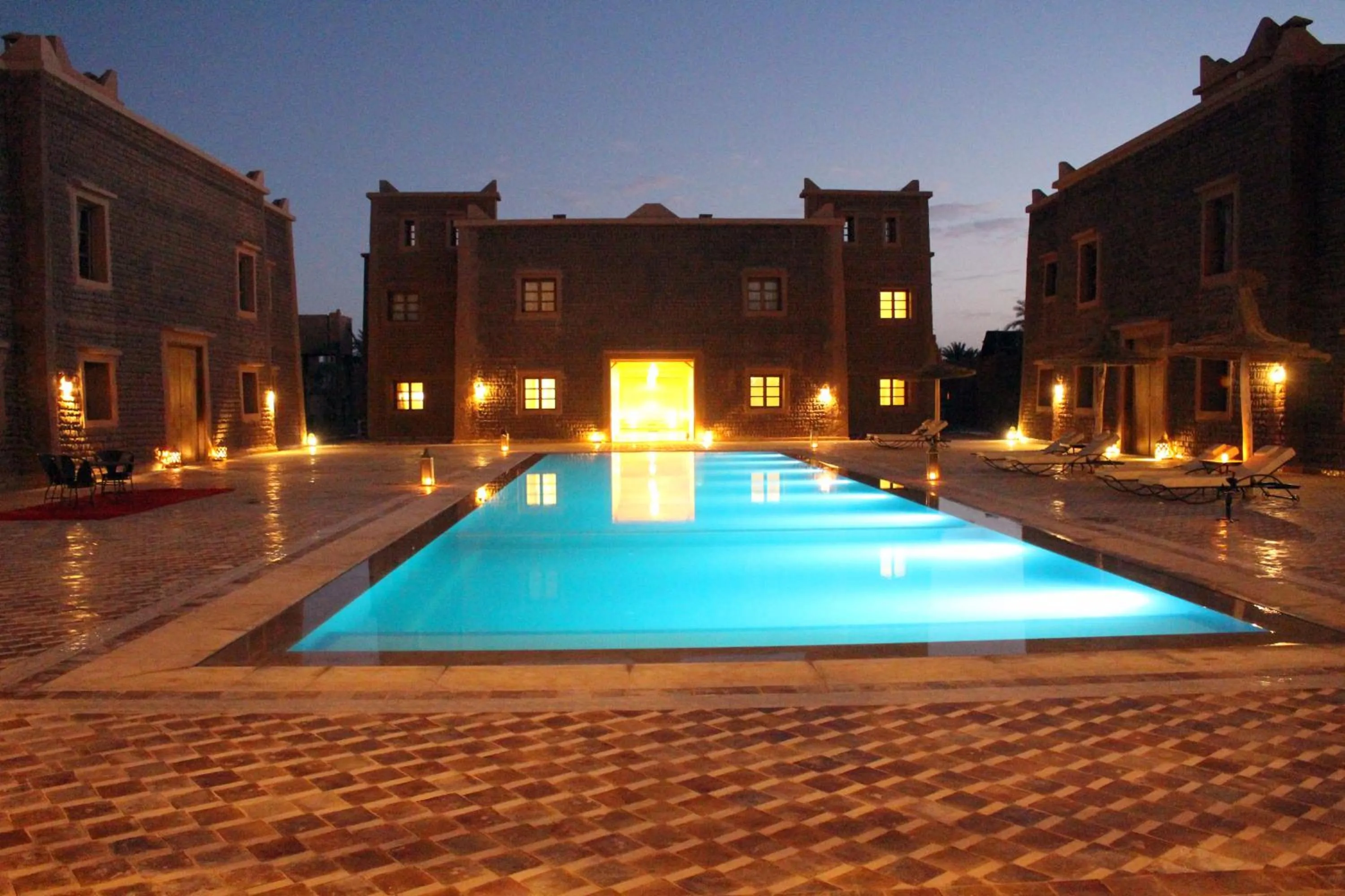 Swimming pool in Bab Rimal - Desert Hotel in M'hamid El Ghizlane