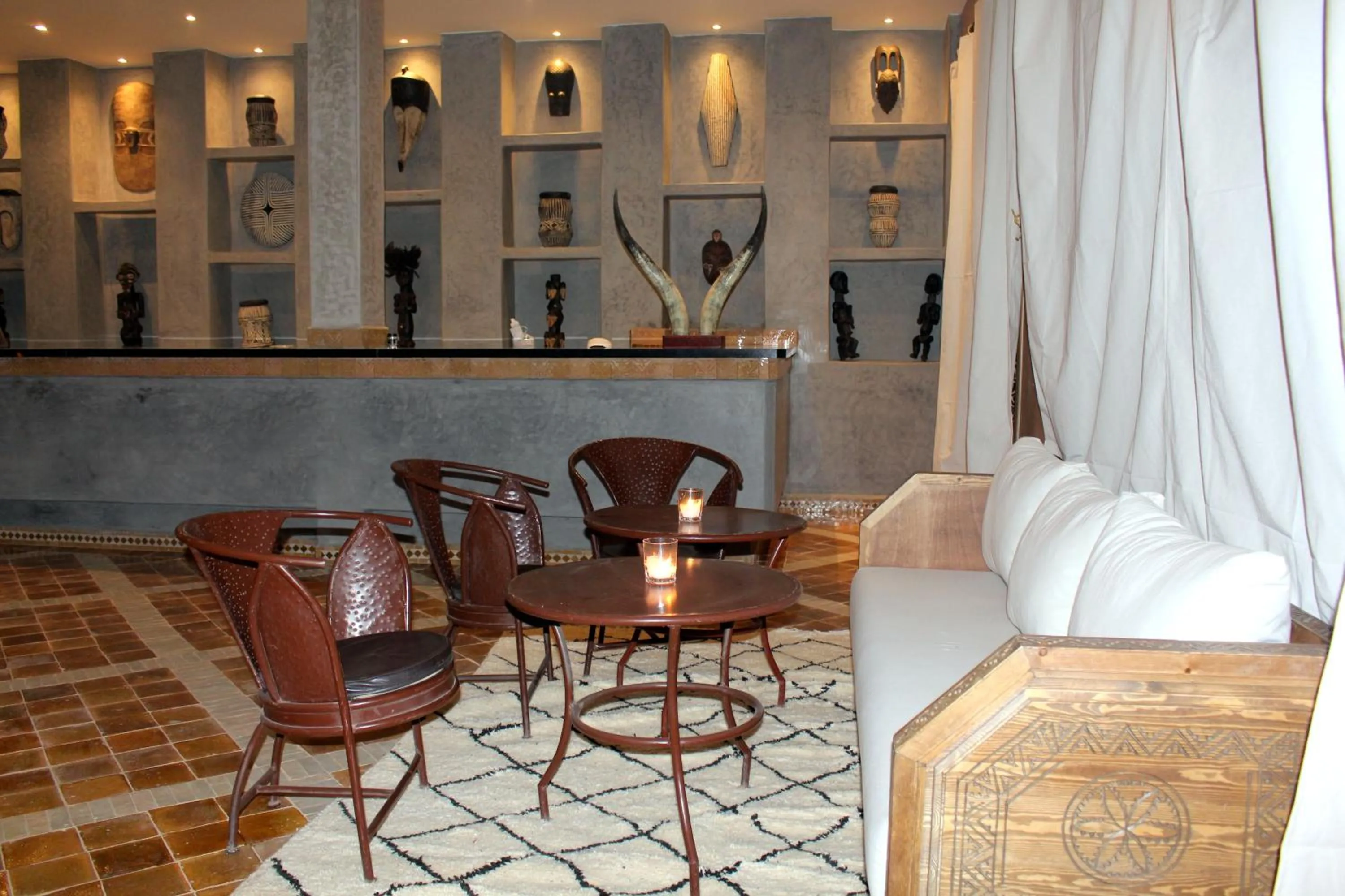 Living room in Bab Rimal - Desert Hotel in M'hamid El Ghizlane