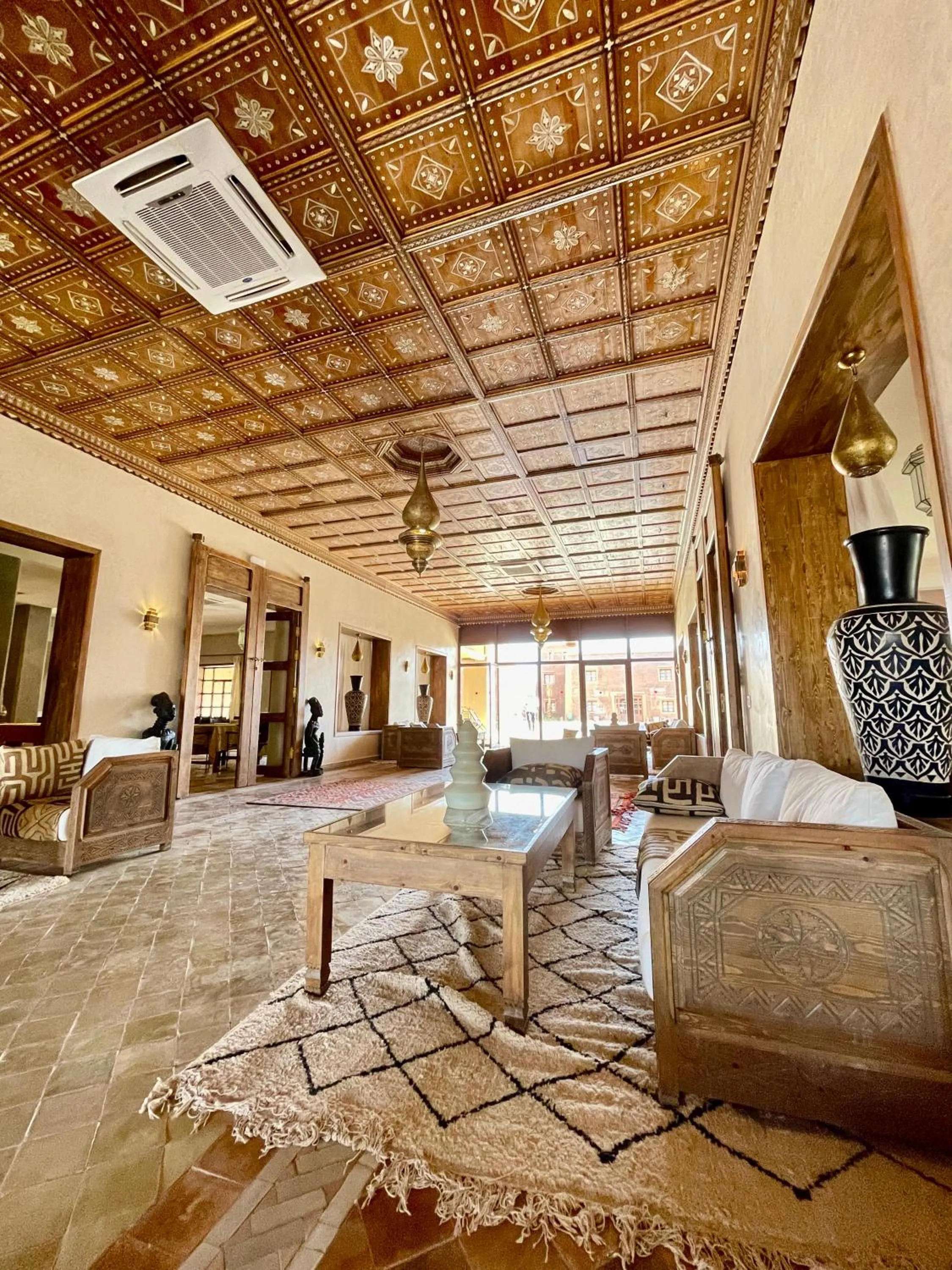 Seating area in Bab Rimal - Desert Hotel in M'hamid El Ghizlane