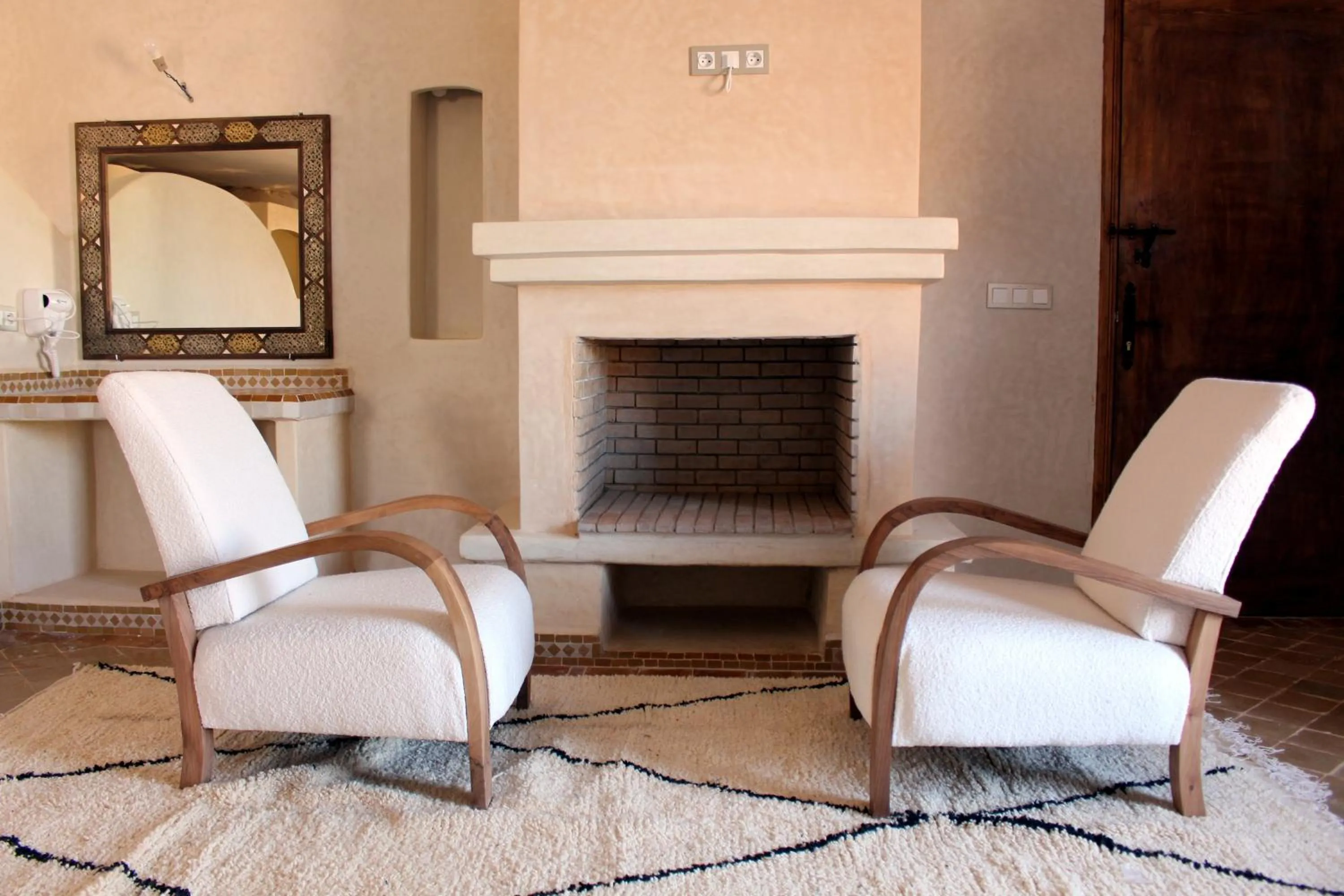 Living room in Bab Rimal - Desert Hotel in M'hamid El Ghizlane