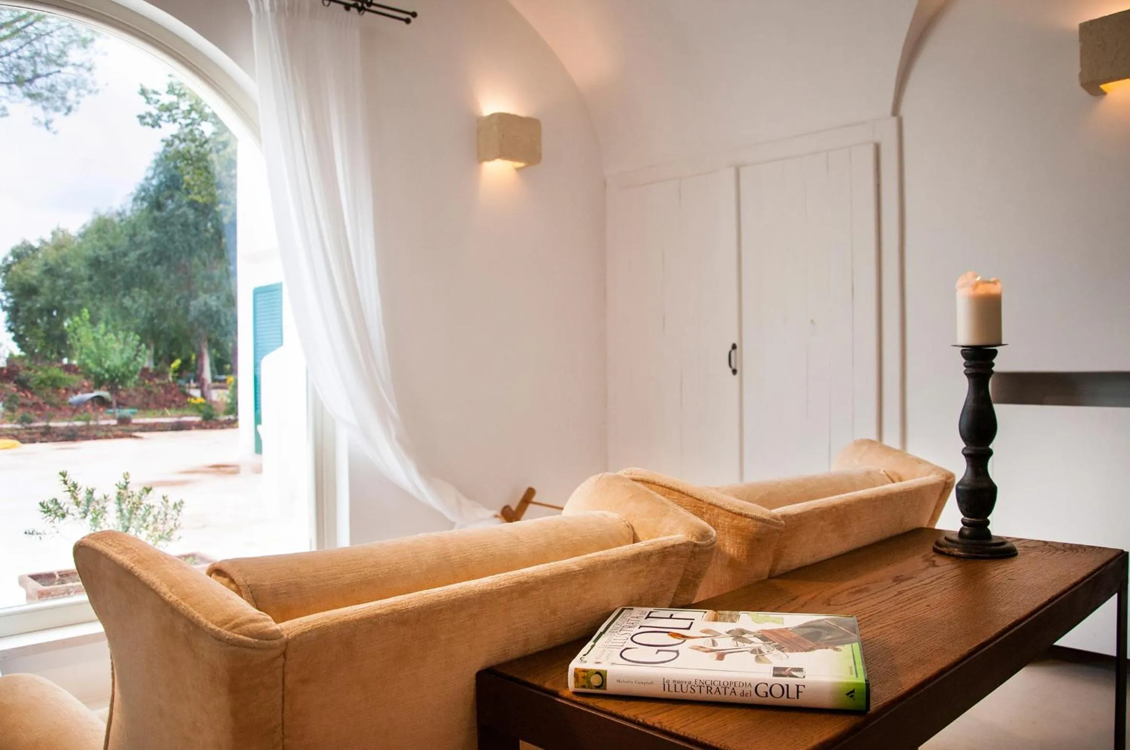 Garden view in Masseria San Michele