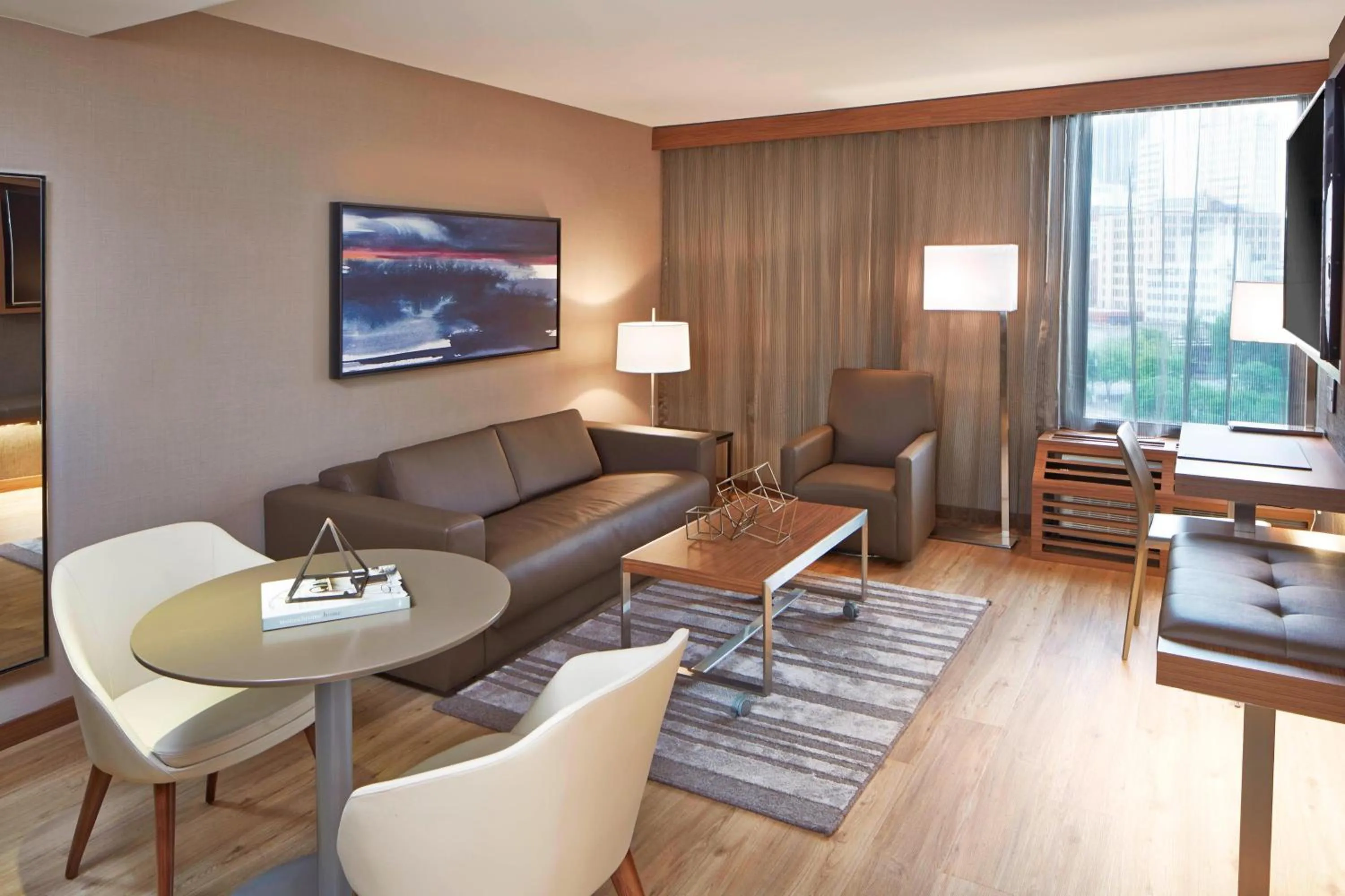 Living room in AC Hotel Atlanta Downtown