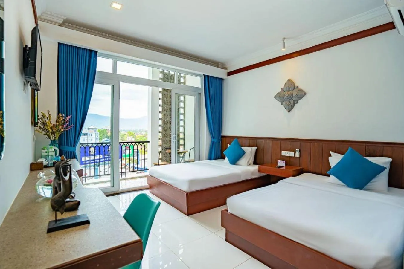 Bedroom, Bed in Kampot View Boutique