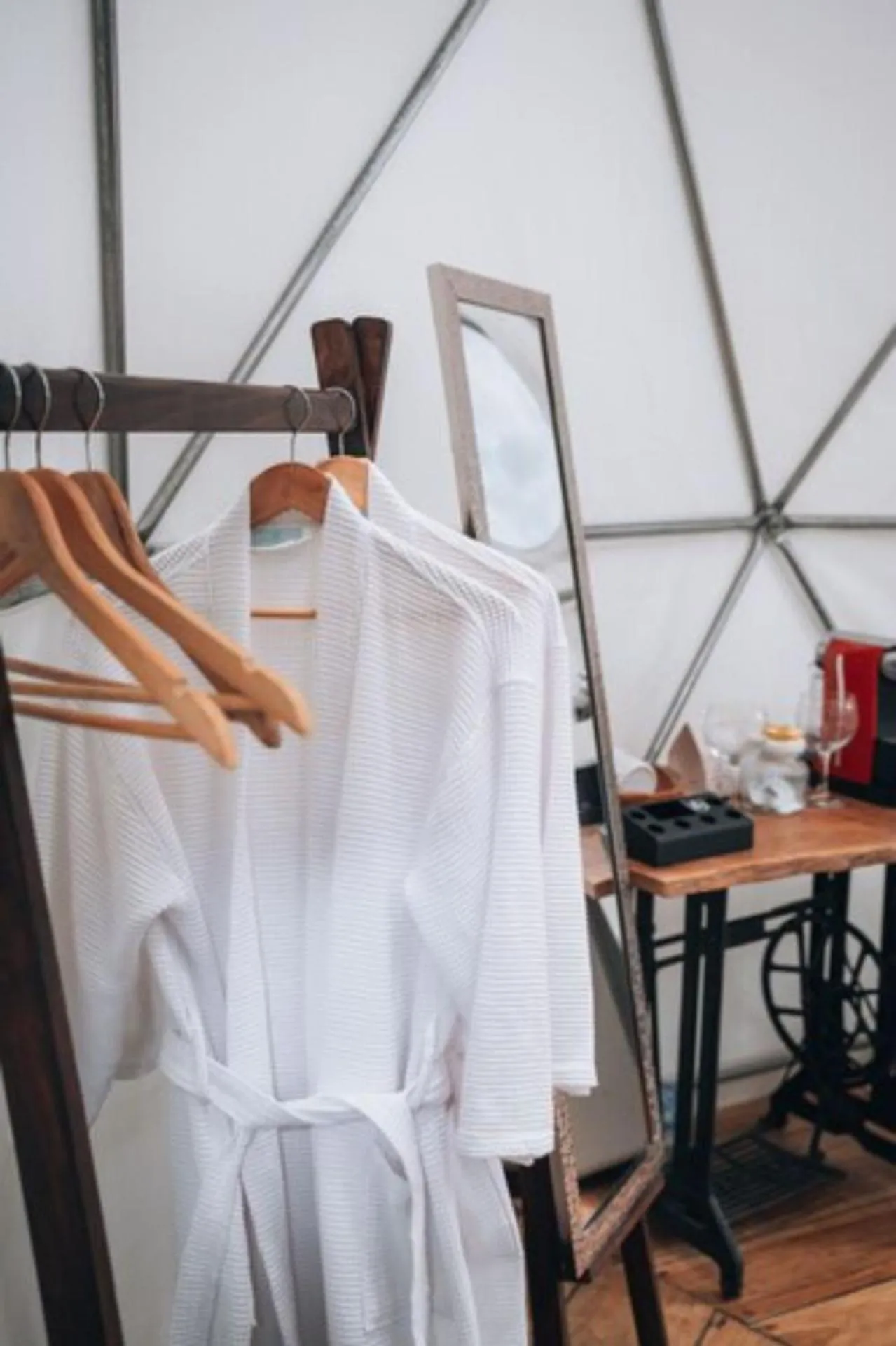 Decorative detail in Hotel Faith Glamping Dome Costa Rica