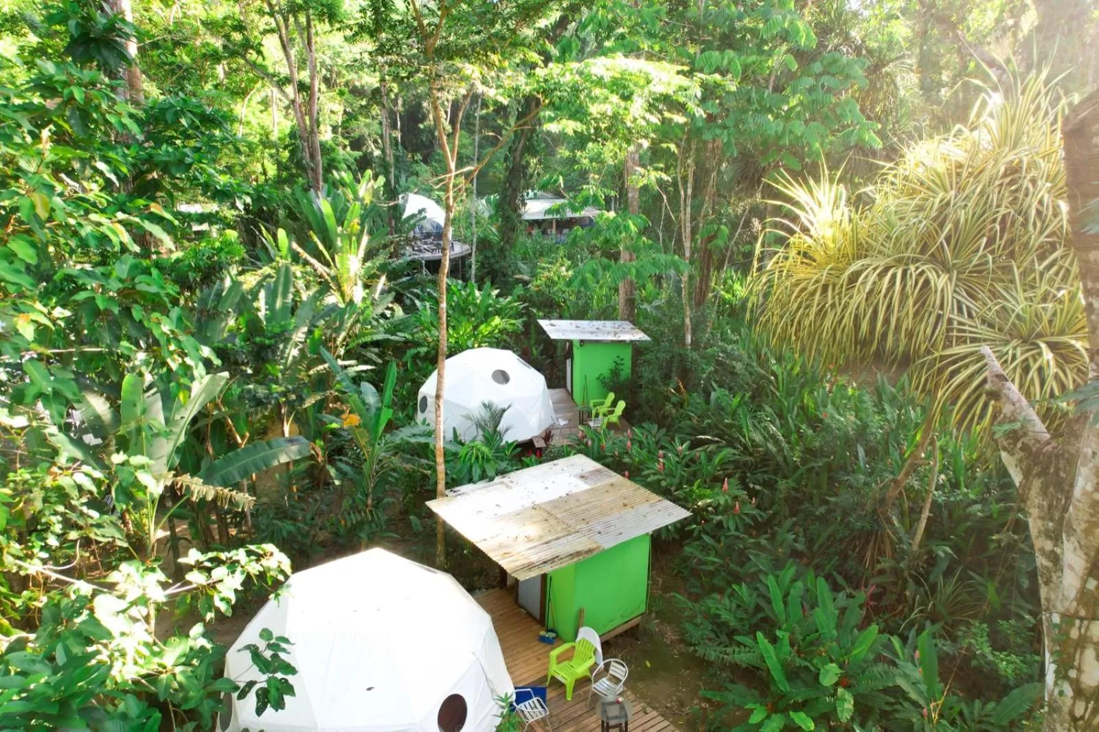 Bird's eye view in Hotel Faith Glamping Dome Costa Rica
