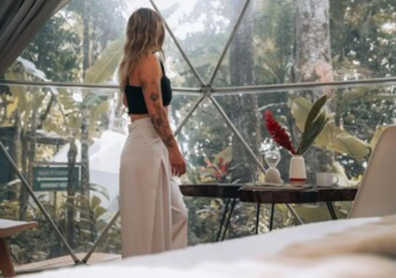 Garden in Hotel Faith Glamping Dome Costa Rica