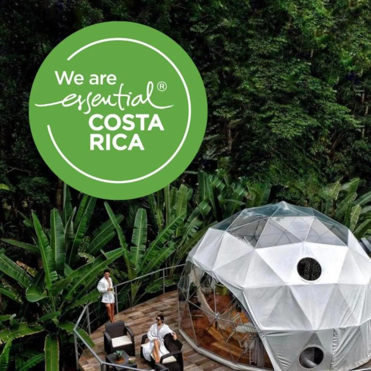 Patio in Hotel Faith Glamping Dome Costa Rica