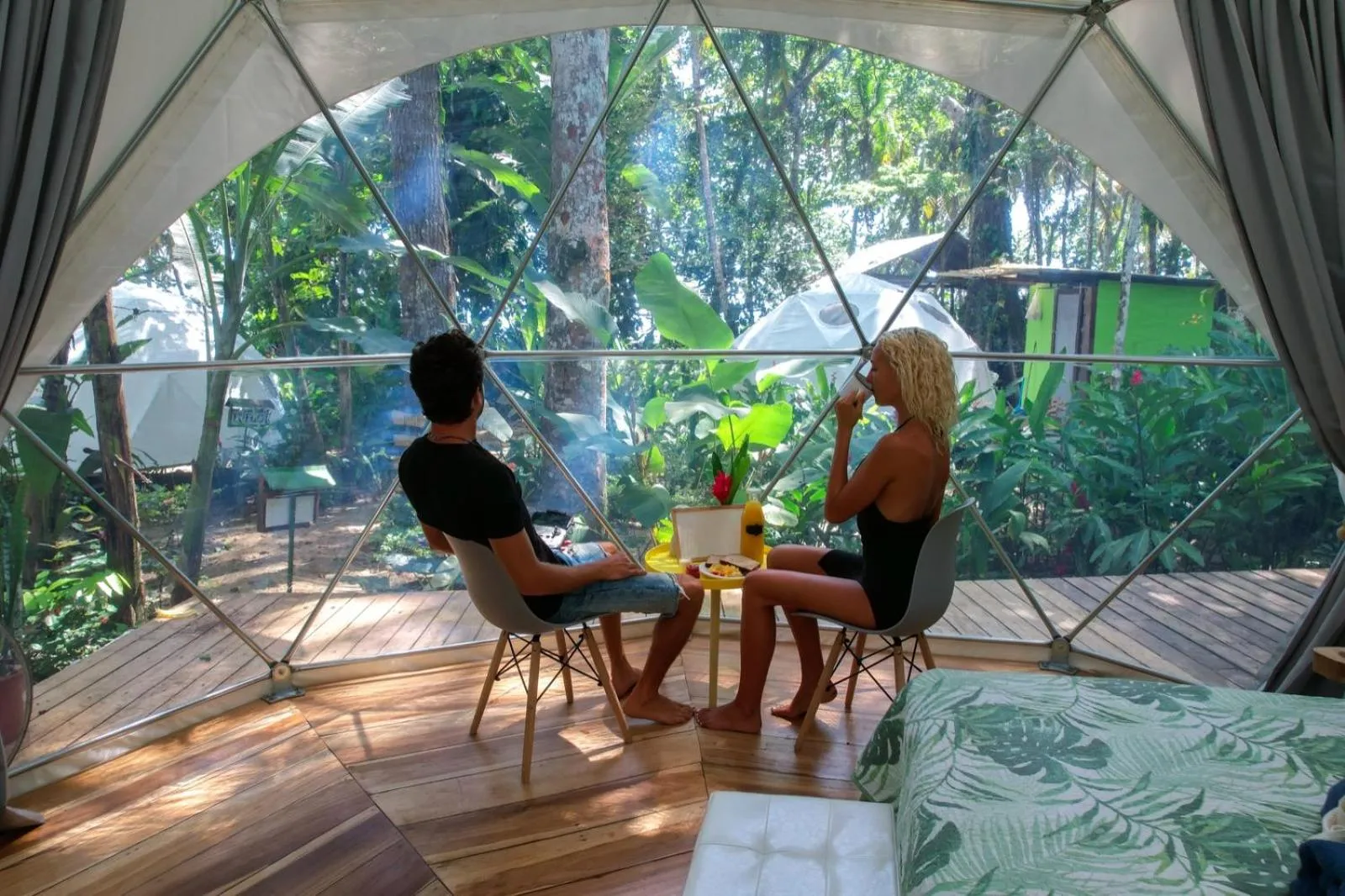 Garden view in Hotel Faith Glamping Dome Costa Rica