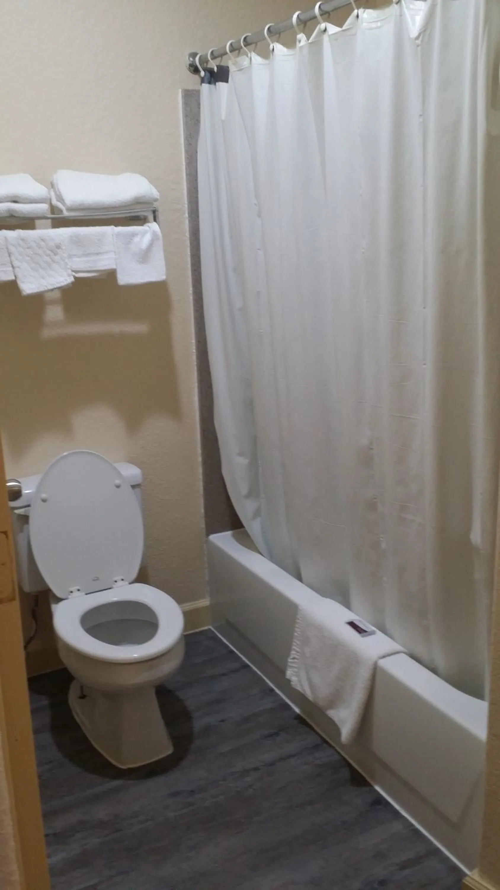 Shower in Americas Best Value Inn & Suites Northeast Houston